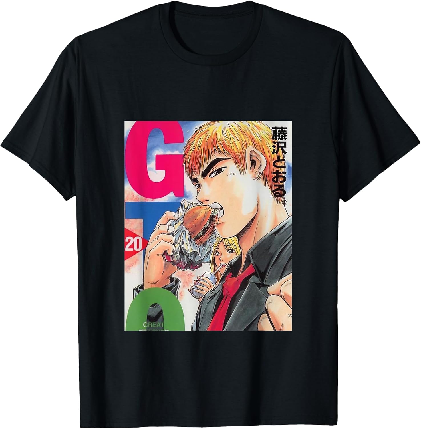 Classic Great Teacher Onizuka GTO T-Shirt for Anime Fans and Casual Wear - 1