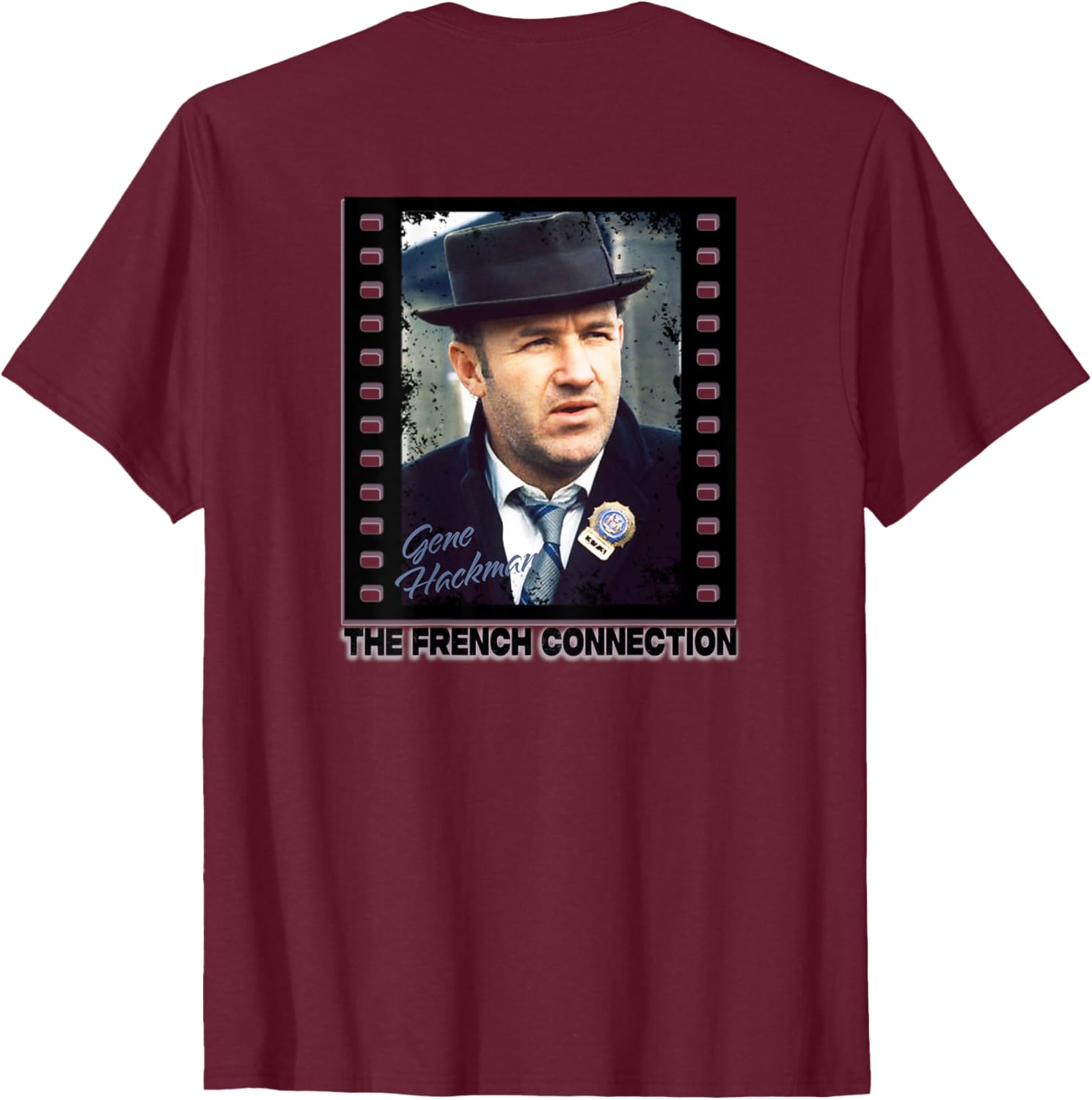 Gene Hackman Back Printed T-Shirt for Cool Casual Style and Comfort - 28