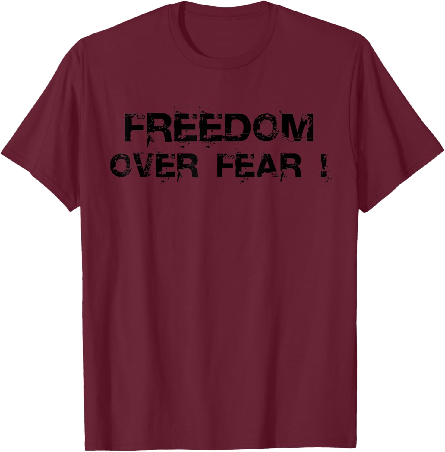 Freedom Over Fear T-Shirt for Empowerment and Inspiration in Fashion - 10