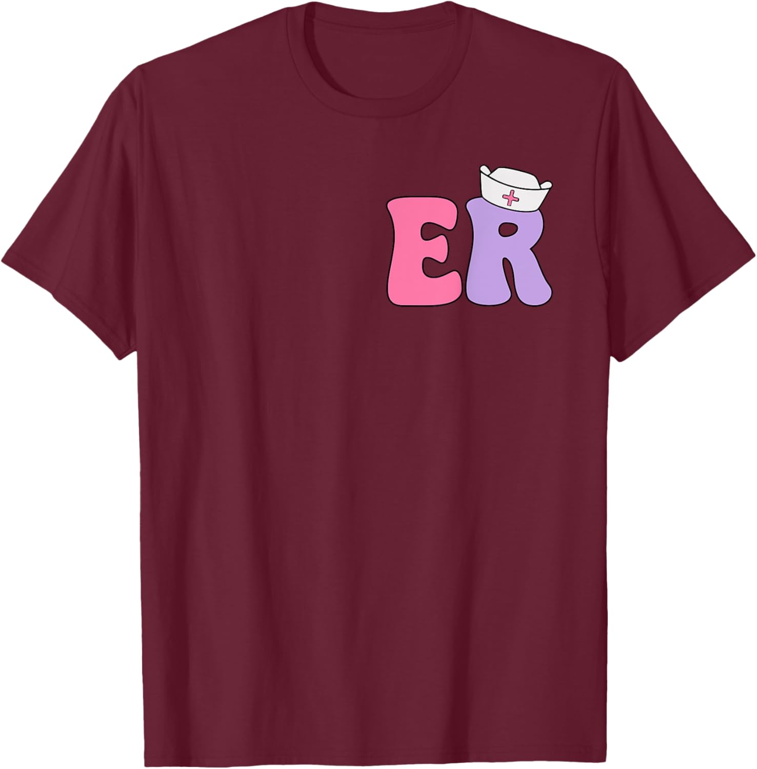 Emergency Nurse T-Shirt for ER Professionals Dual-Sided Design Apparel - 11