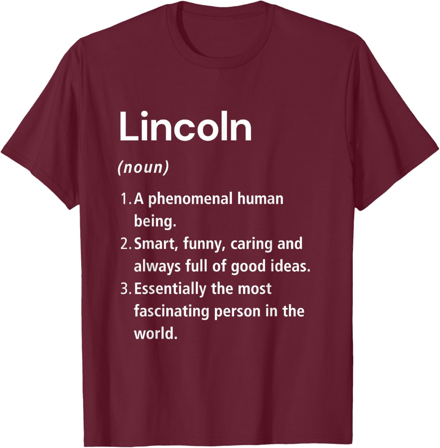 Funny Lincoln Name Definition T-Shirt for Unique Style and Humor - 16