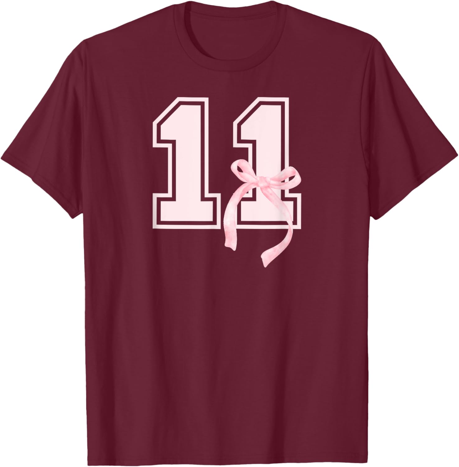 Coquette Bow T-Shirt for 11th Birthday Girls β Fun & Stylish Gift! - 5