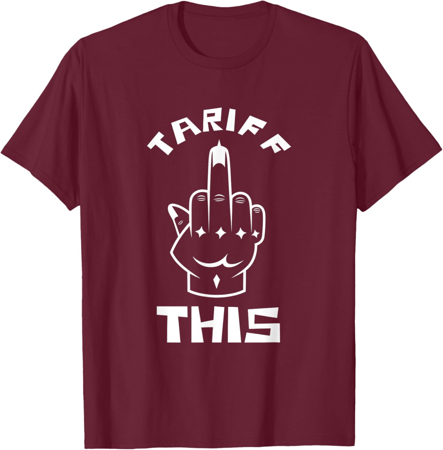 Funny Tariff This Middle Finger T-Shirt for Inflation and High Prices - 12