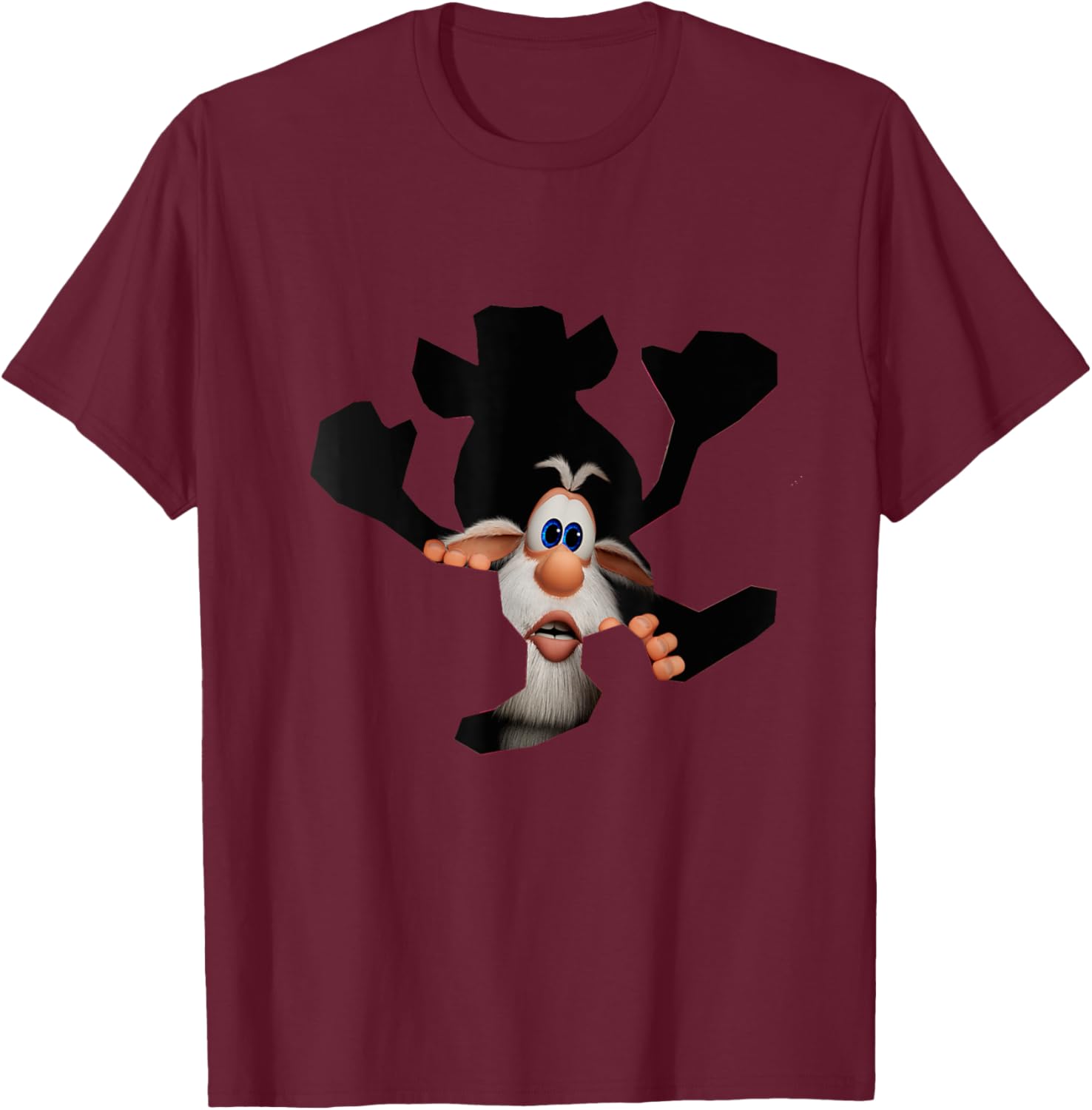 Cool Wall Hole Booba T-Shirt for Unique Casual Style and Comfort - 1