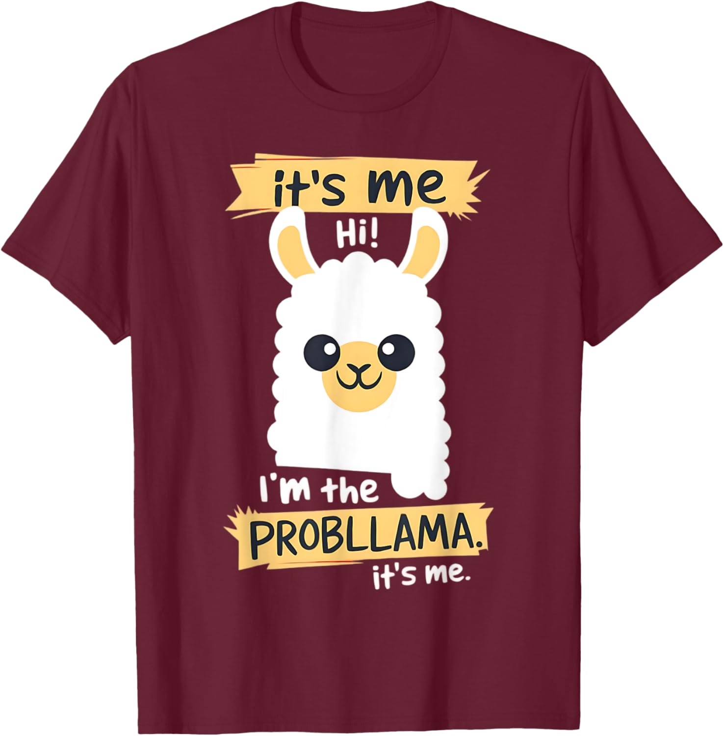 Funny Probllama Llama Pun T-Shirt for Animal Lovers and Humor Fans - 10