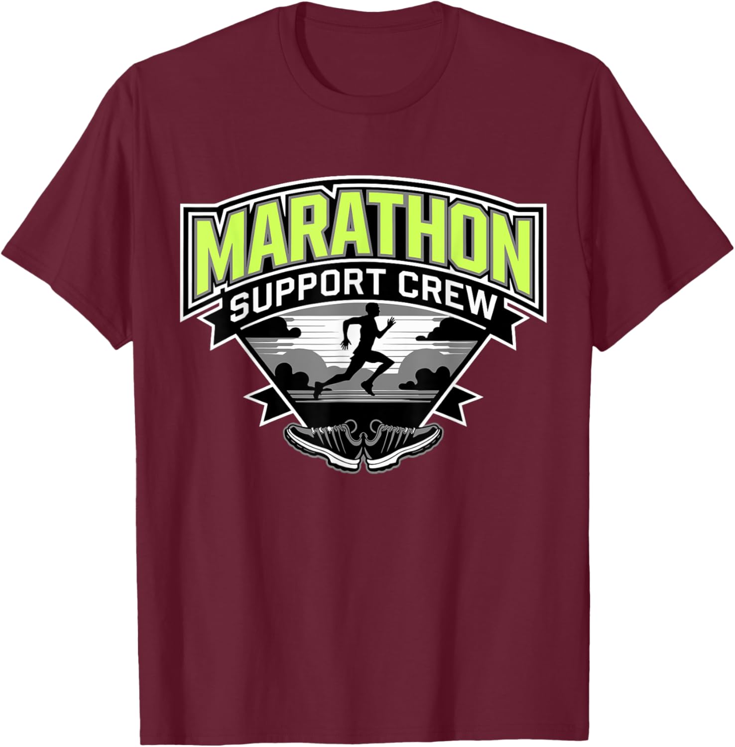 Funny Marathon Support Crew T-Shirt for Men and Women, Perfect Gift - 21