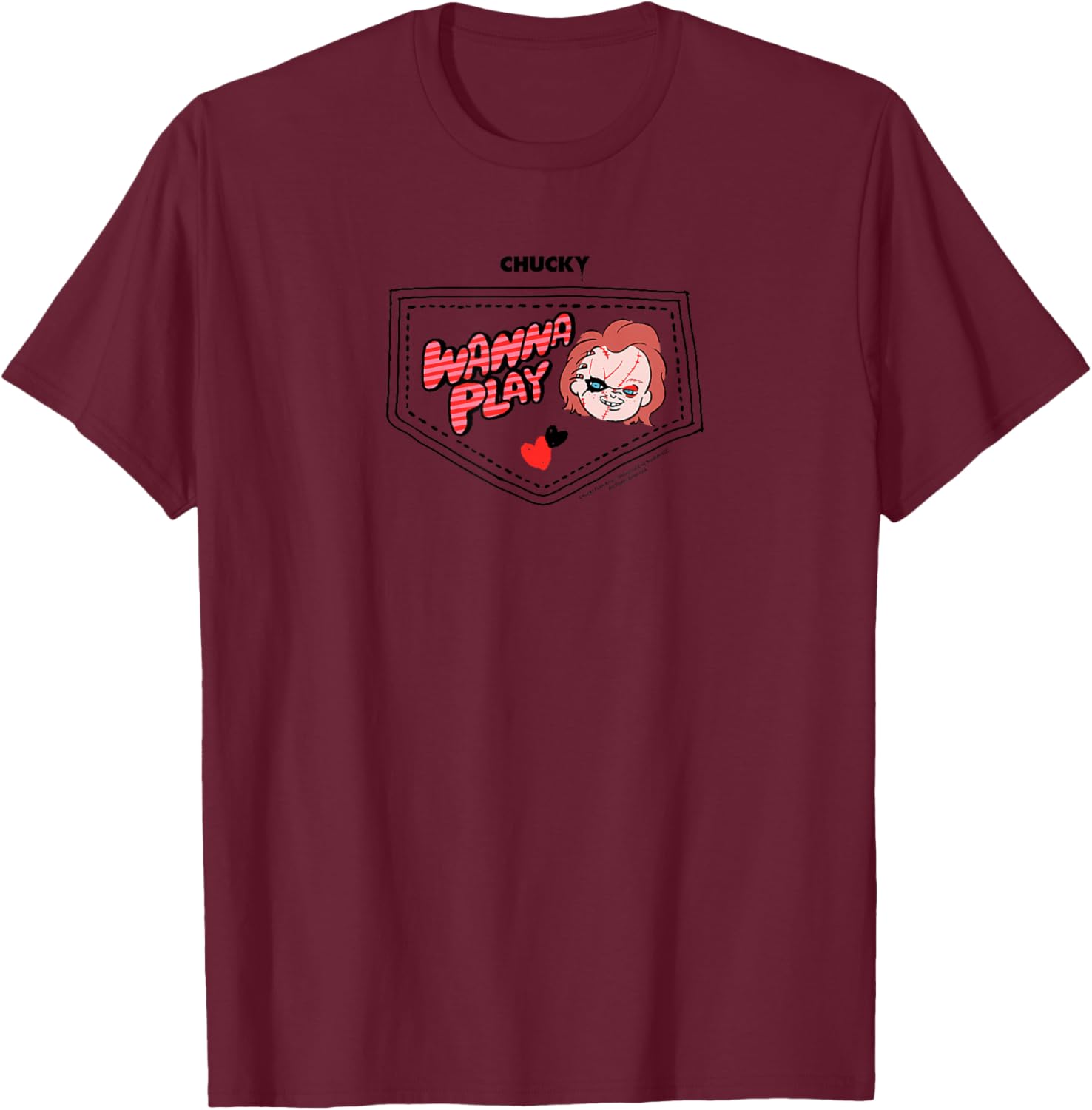 Chucky Wanna Play Faux Pocket T-Shirt for Trendy Kids' Fashion - 28