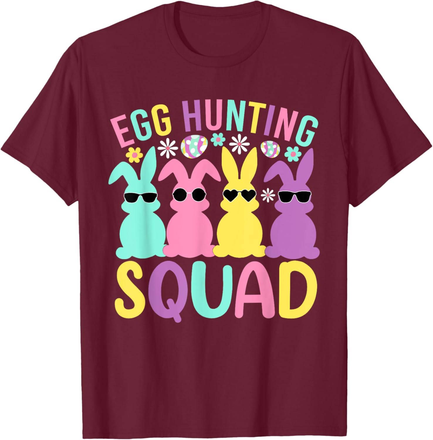 Egg Hunting Squad Family Bunny T-Shirt for Happy Easter Celebrations - 3