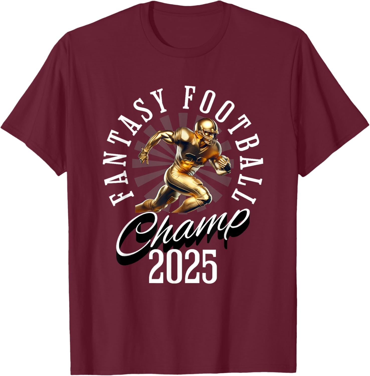 Fantasy Football 2025 Champion T-Shirt for Ultimate FFL Fans - 1