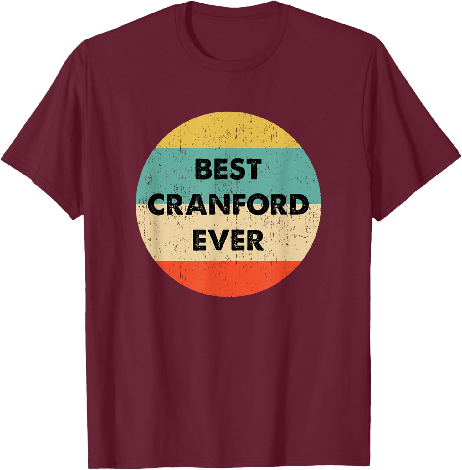 Cranford Name T-Shirt for Stylish Comfort in Clothing and Jewelry - 18
