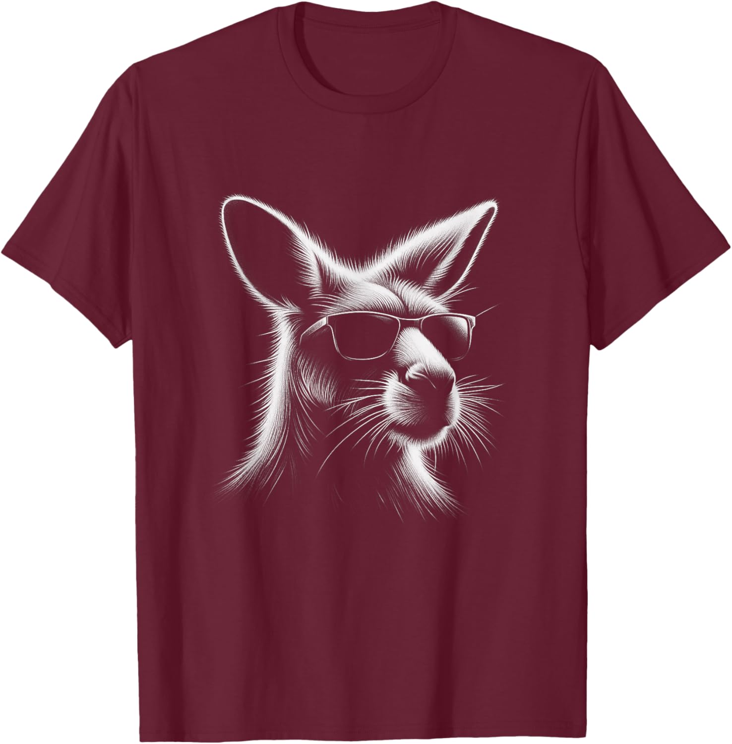 Cool Kangaroo Sunglasses T-Shirt for Men and Kids - Fun Summer Fashion - 3
