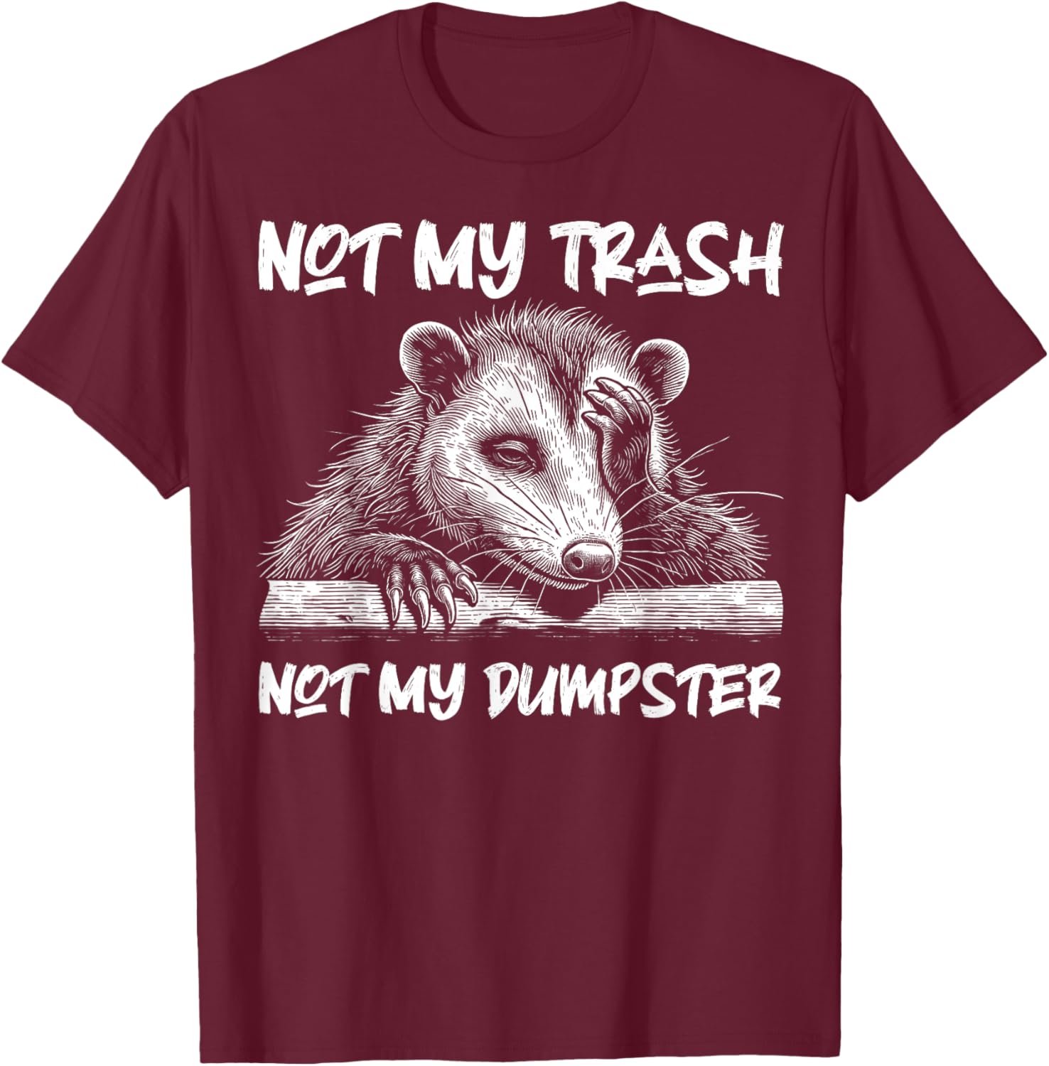 Funny Cute Baby Opossum T-Shirt for Animal Lovers and Opossum Fans - 14