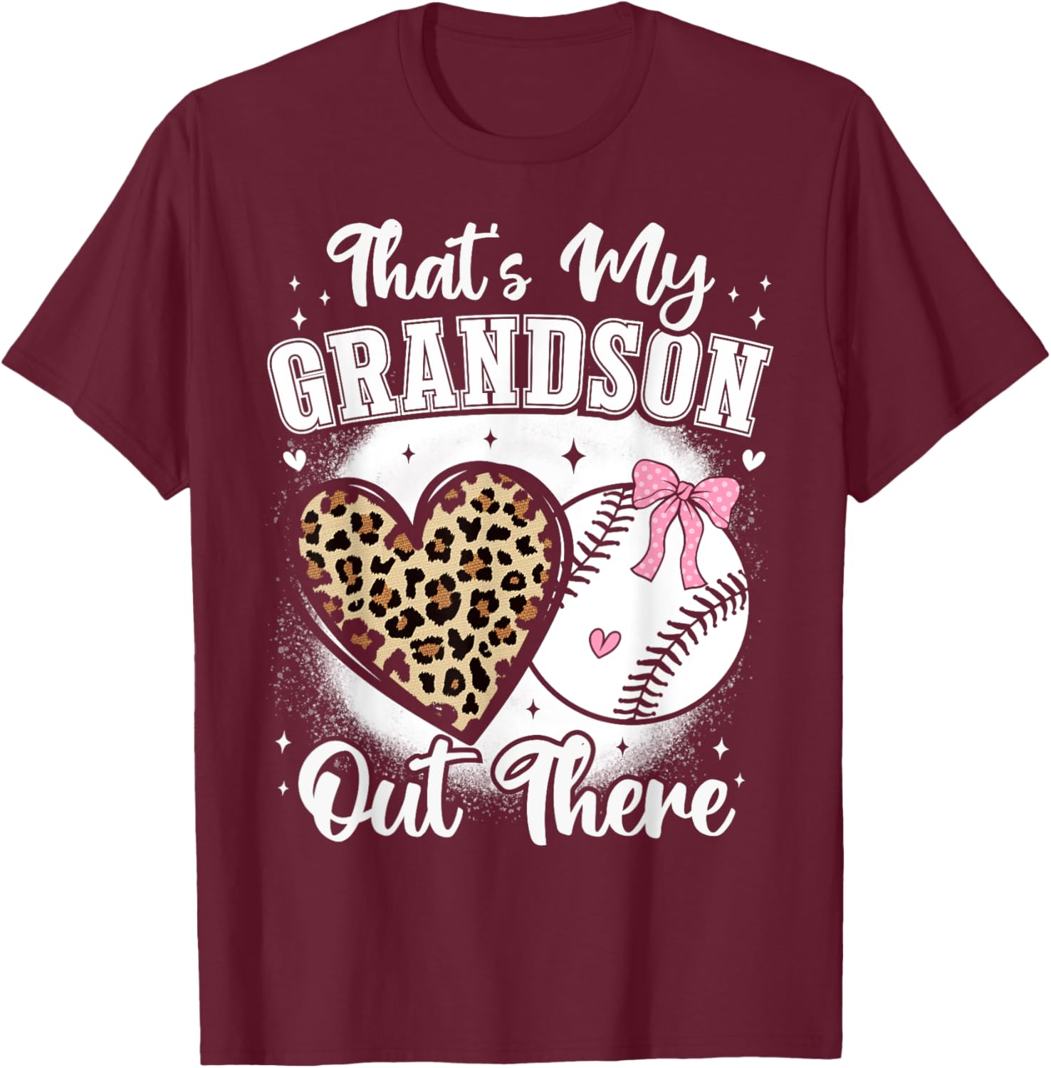 Cheer Grandma Tshirt for Baseball Nana Proud of Her Grandson - 19