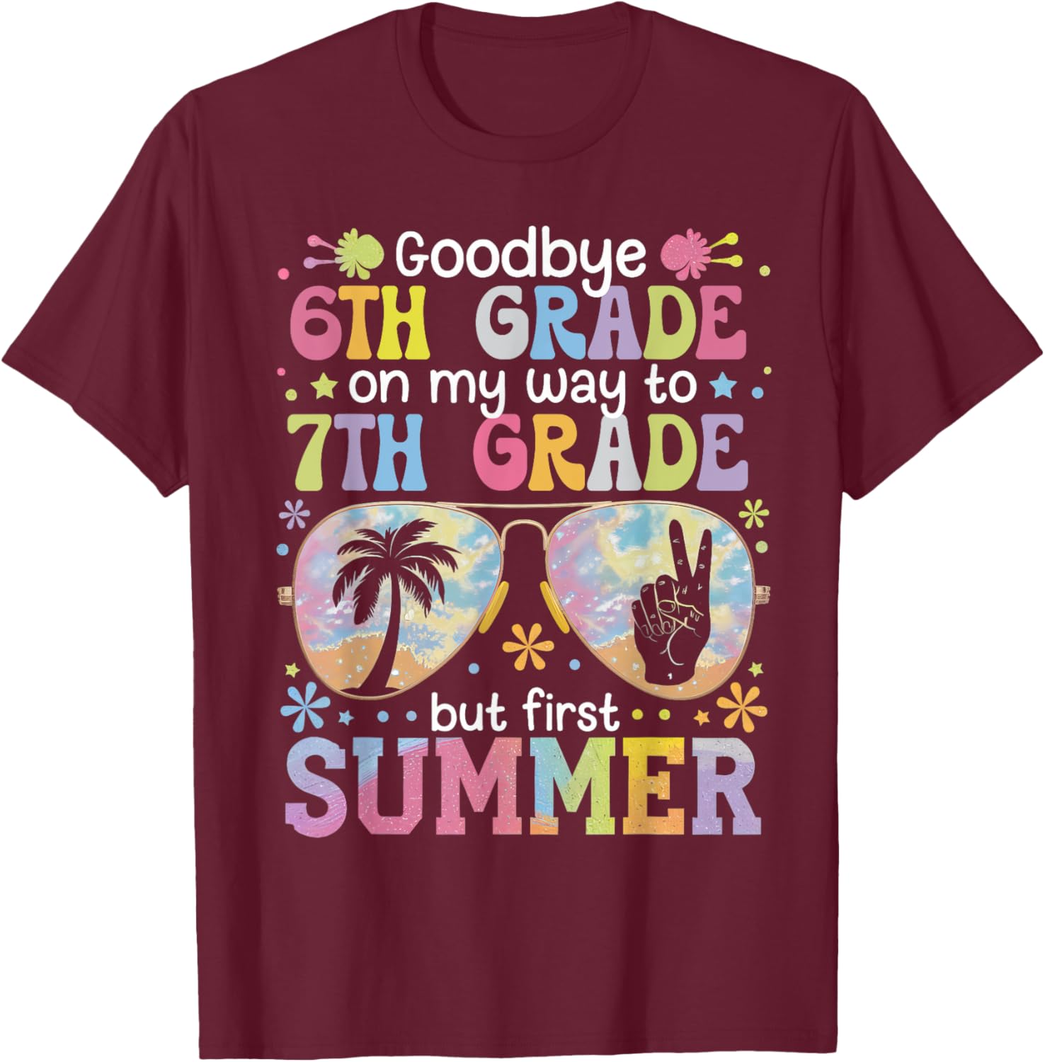 Goodbye 6th Grade T-Shirt Perfect for Last Day of School Celebrations - 3