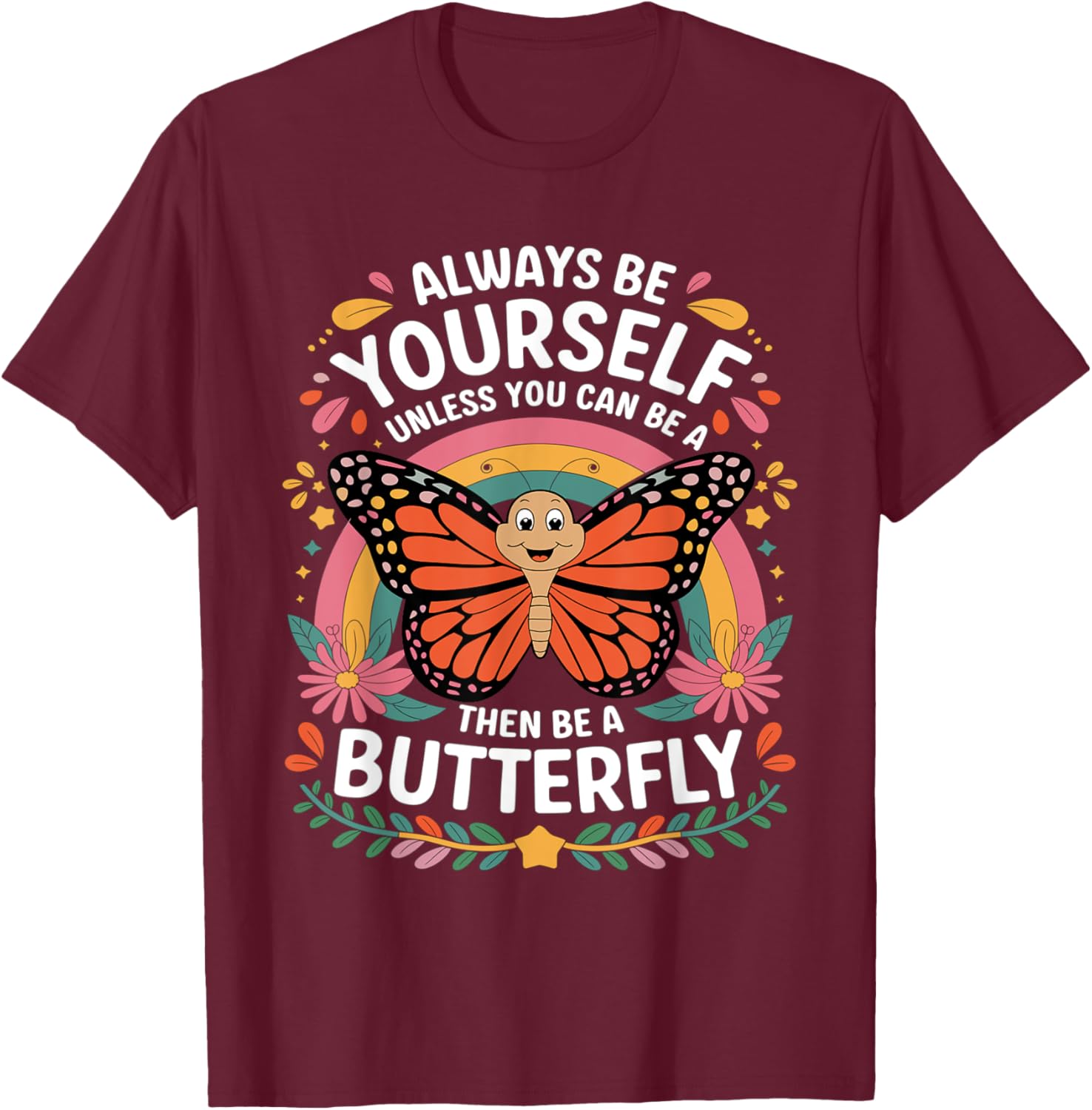Cute Butterfly T-Shirt with Funny Sarcastic Jokes for Butterfly Lovers - 26