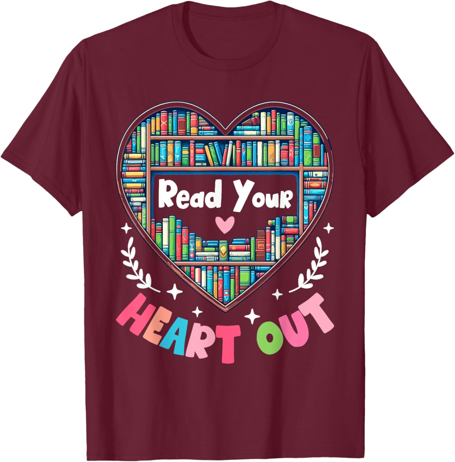 Cute Retro Reading T-Shirt for Women Perfect for Valentine's Day Gift - 9