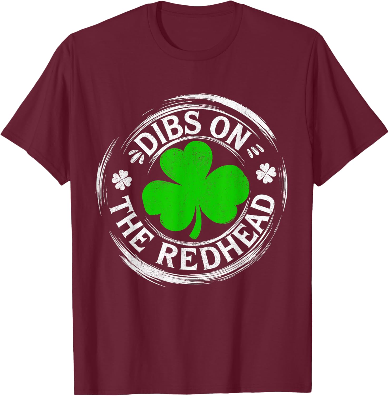 Dibs On The Redhead Funny St Patrick's Day T-Shirt for Fun Celebrations - 13