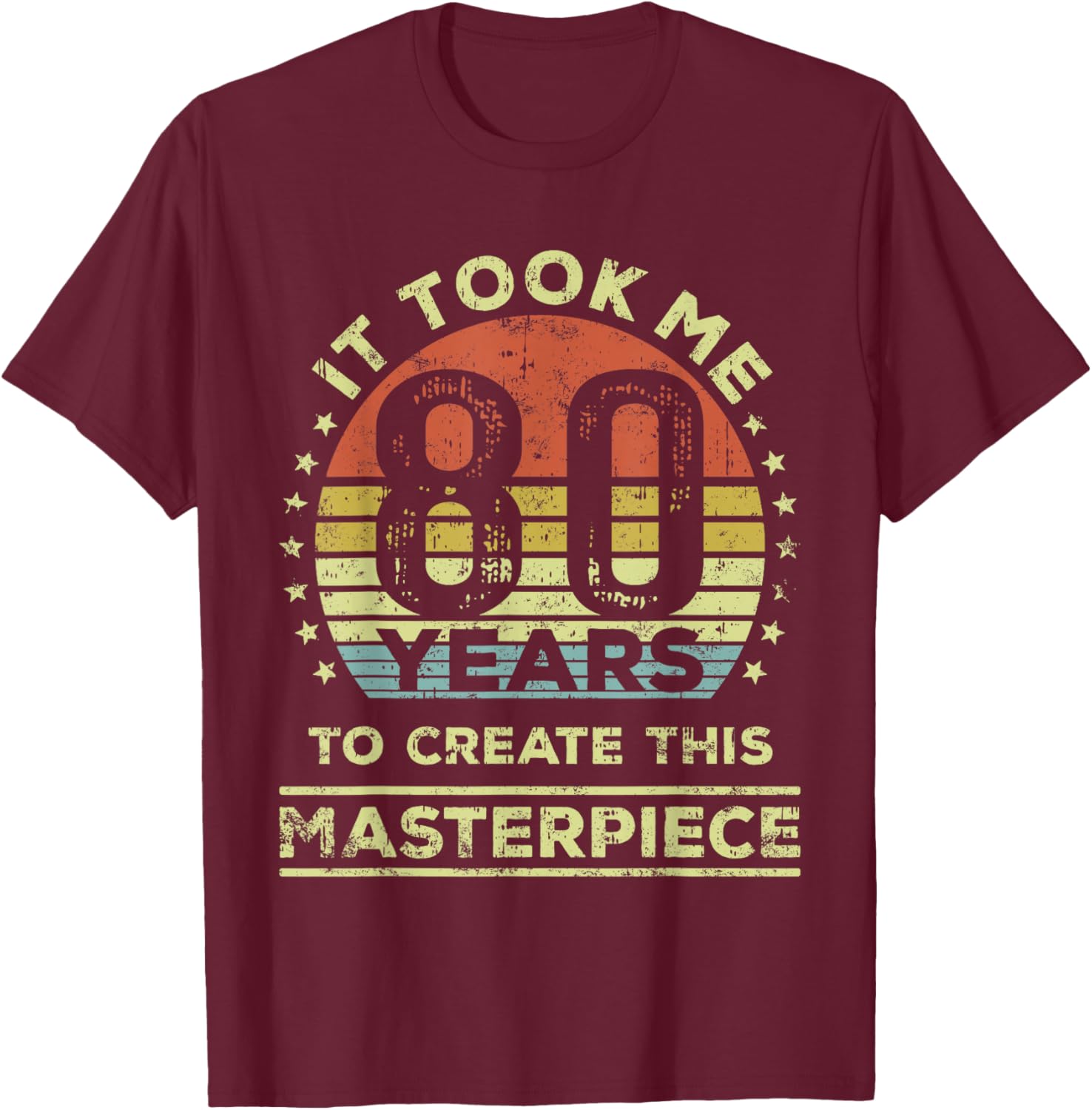 Celebrate 80 Years with This Funny 80th Birthday T-Shirt for Him/Her - 5