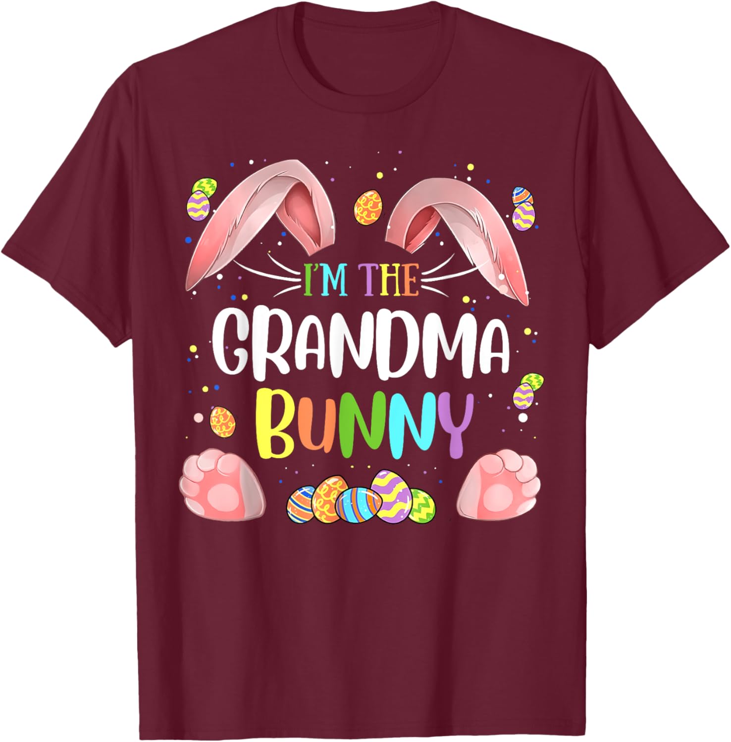 Cute Grandma Bunny Matching Family Easter T-Shirt for Holiday Fun - 14