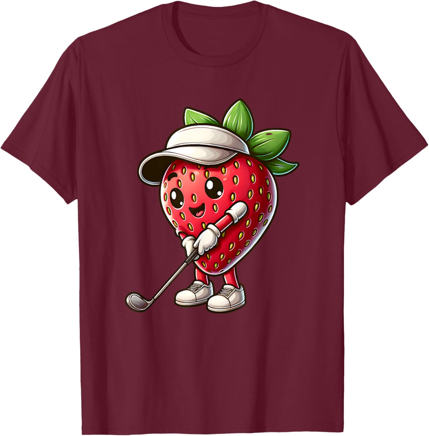 Funny Strawberry Golf Buddy T-Shirt for Golf Lovers and Friends - 25