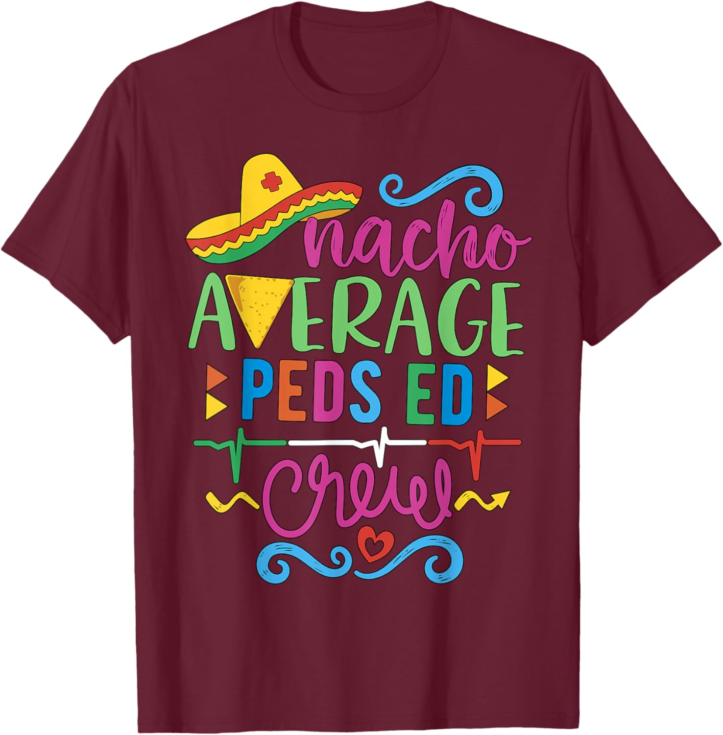 Emergency Nurse Techs Peds ED Crew T-Shirt for Pediatric Healthcare Heroes - 15