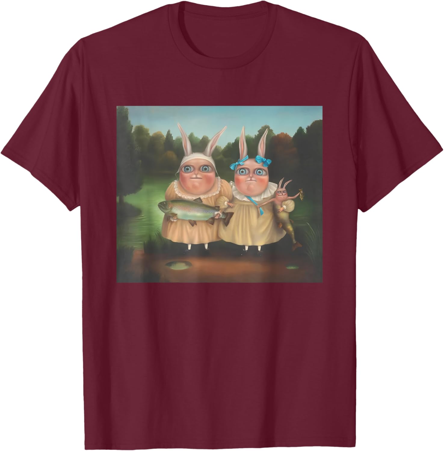 Cute Easter Bunny T-Shirt for Rabbit Lovers by Irena Aizen - 18