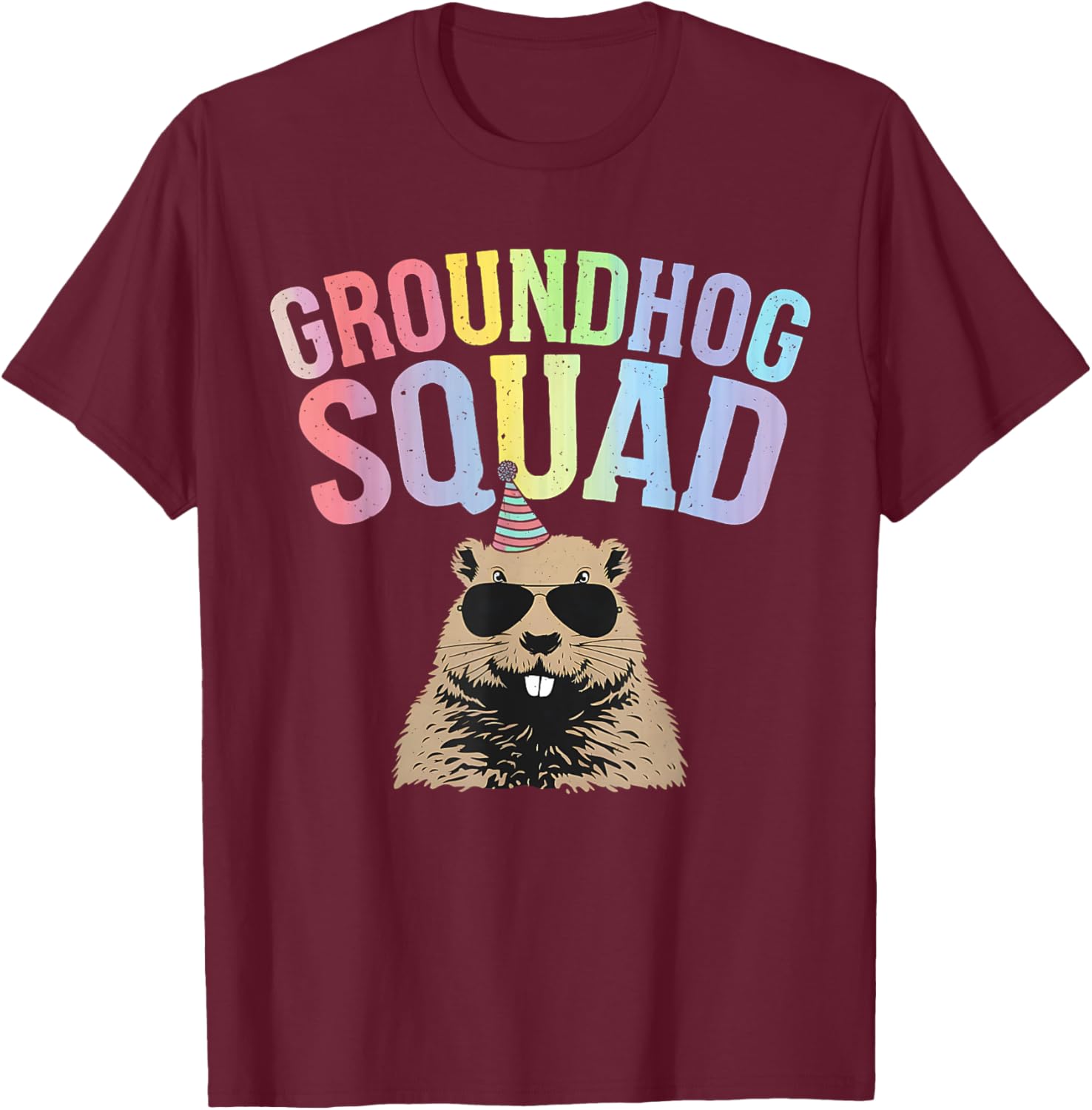 Funny Groundhog Squad T-Shirt for Happy Groundhog Day Family Fun - 15