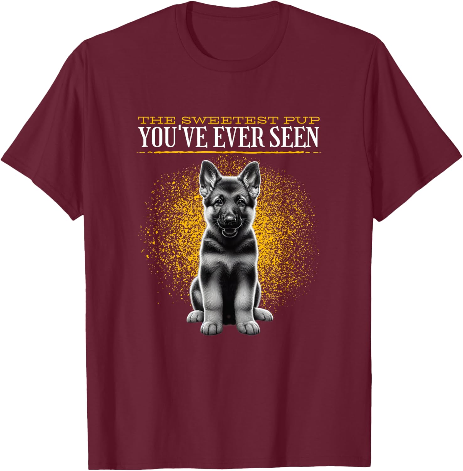 Cute German Shepherd Puppy T-Shirt for Dog Lovers and Pet Owners - 11