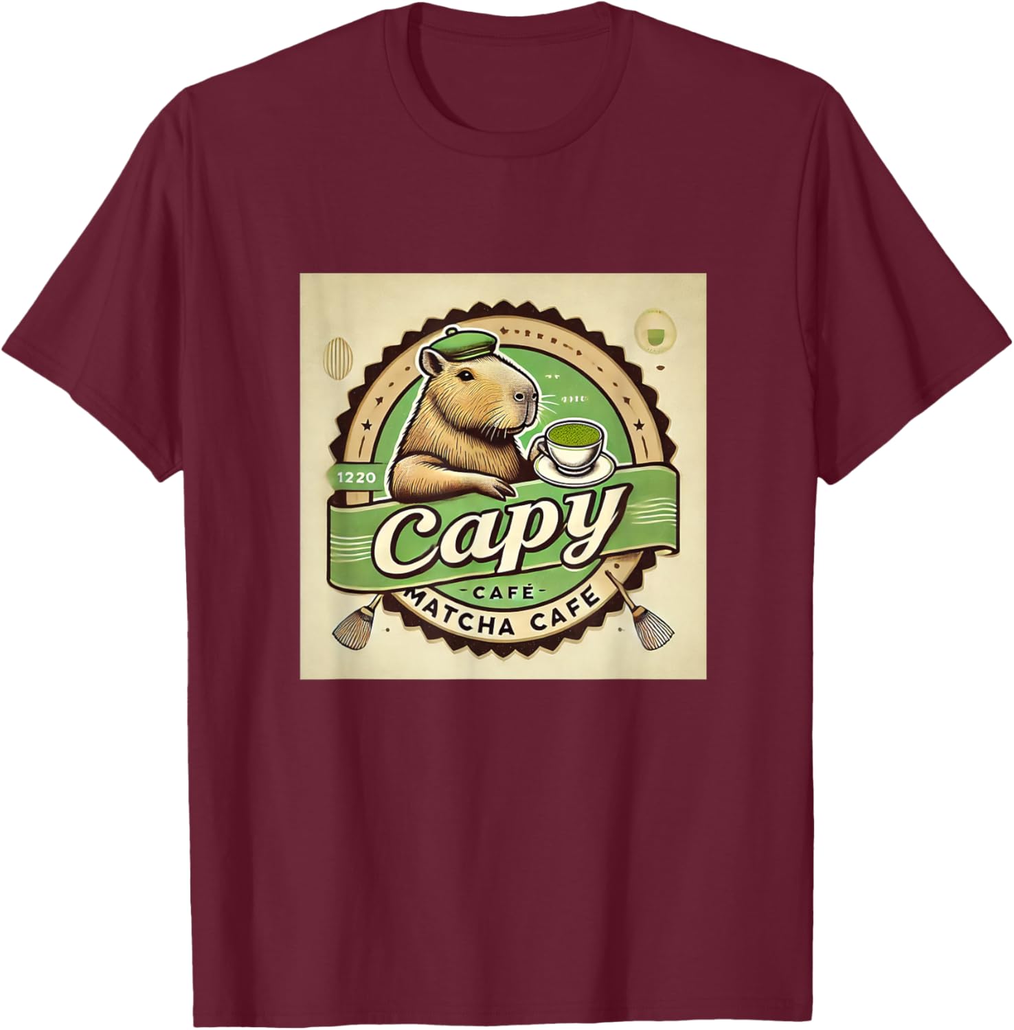 Capybara Cafe Coffee and Tea Lover T-Shirt for Animal Enthusiasts - 24