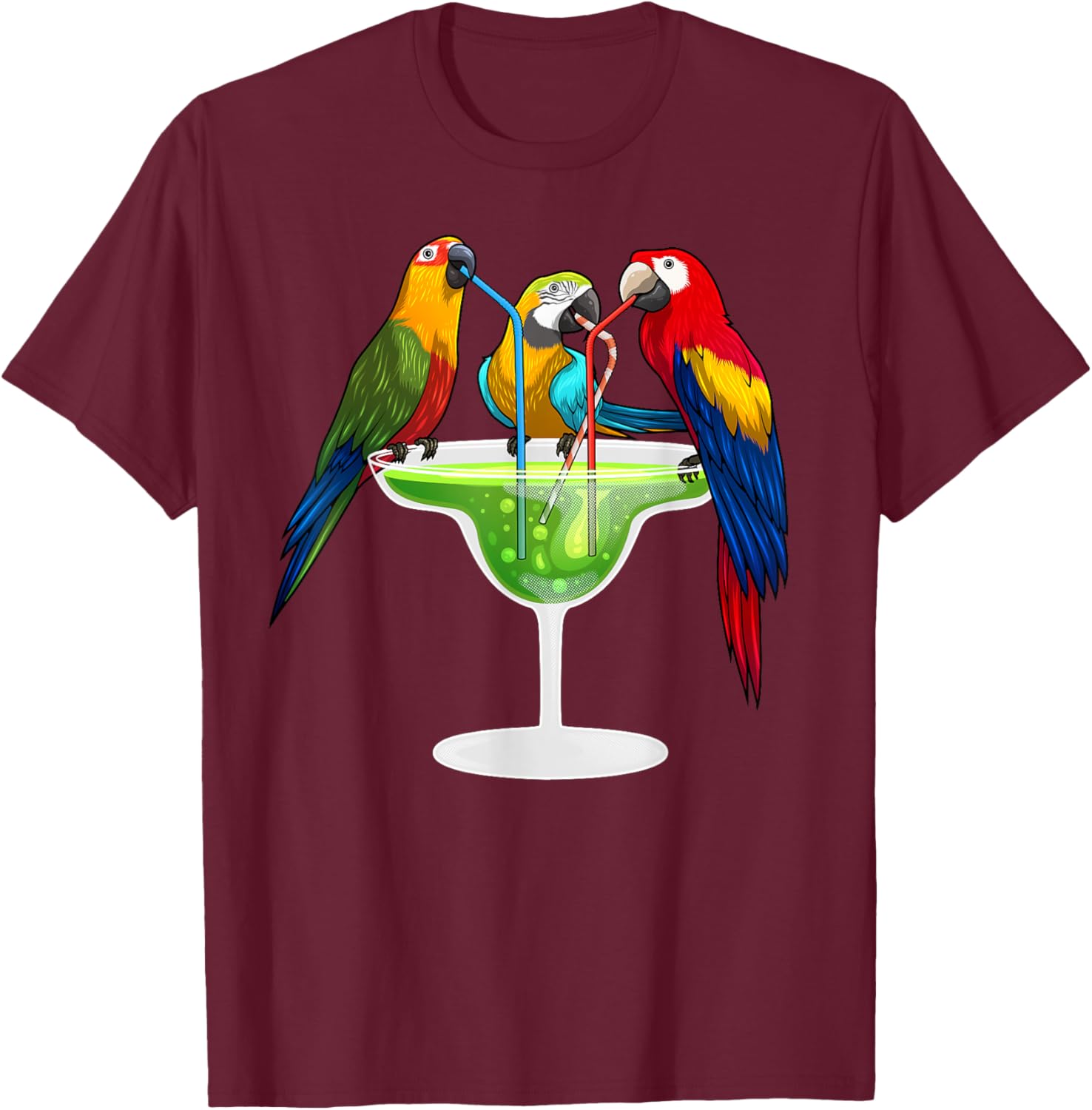 Cool Parrot Art T-Shirt for Bird Lovers - Fun Apparel for All Ages - 11