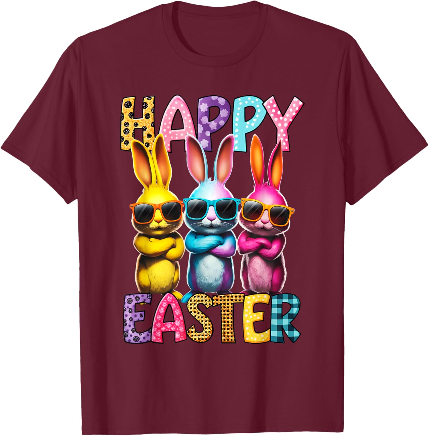 Funny Easter Bunny T-Shirt for Kids and Adults - Happy Easter Tees - 23