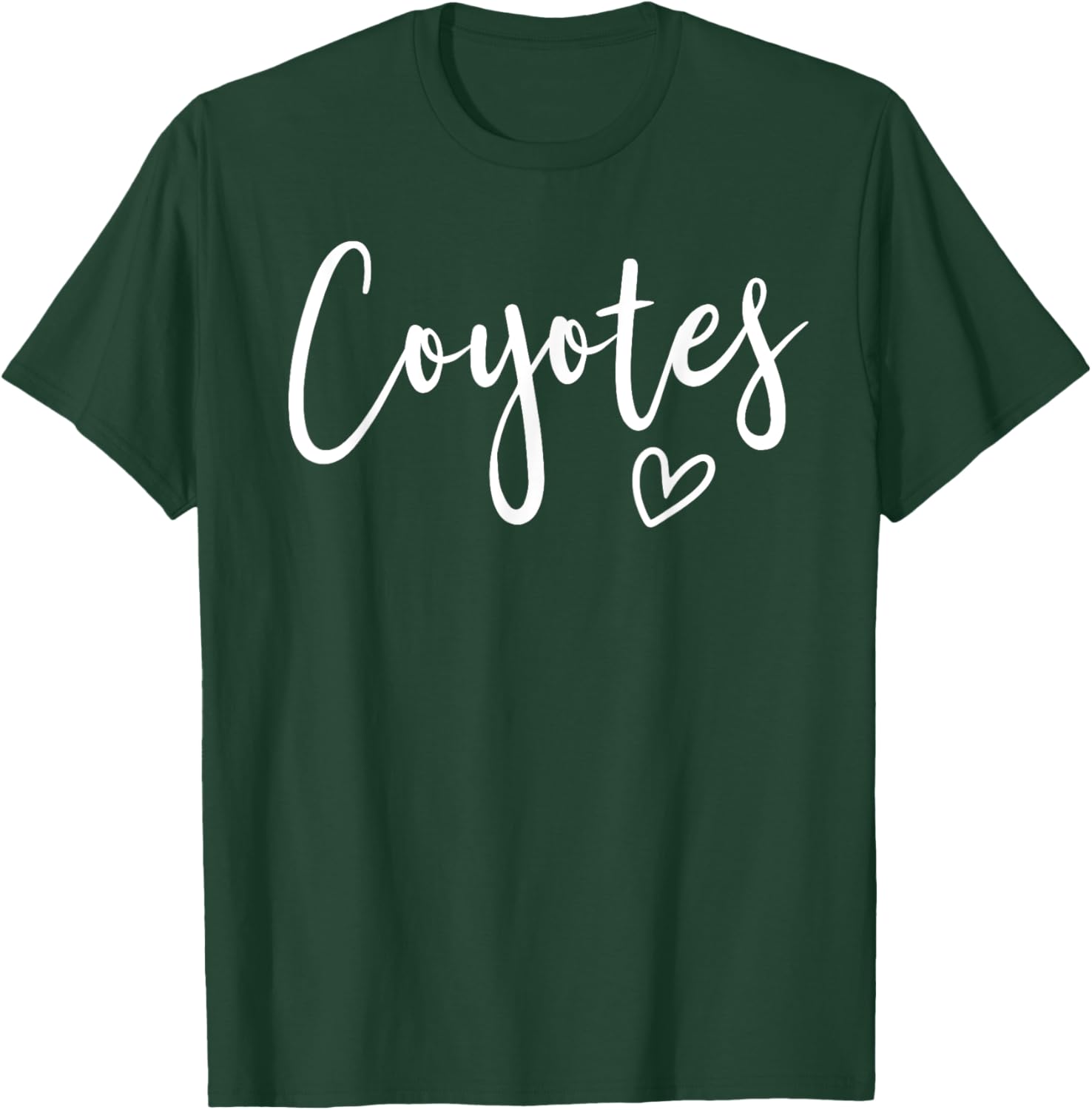Coyotes High School Mascot Women's T-Shirt Stylish Team Apparel - 10