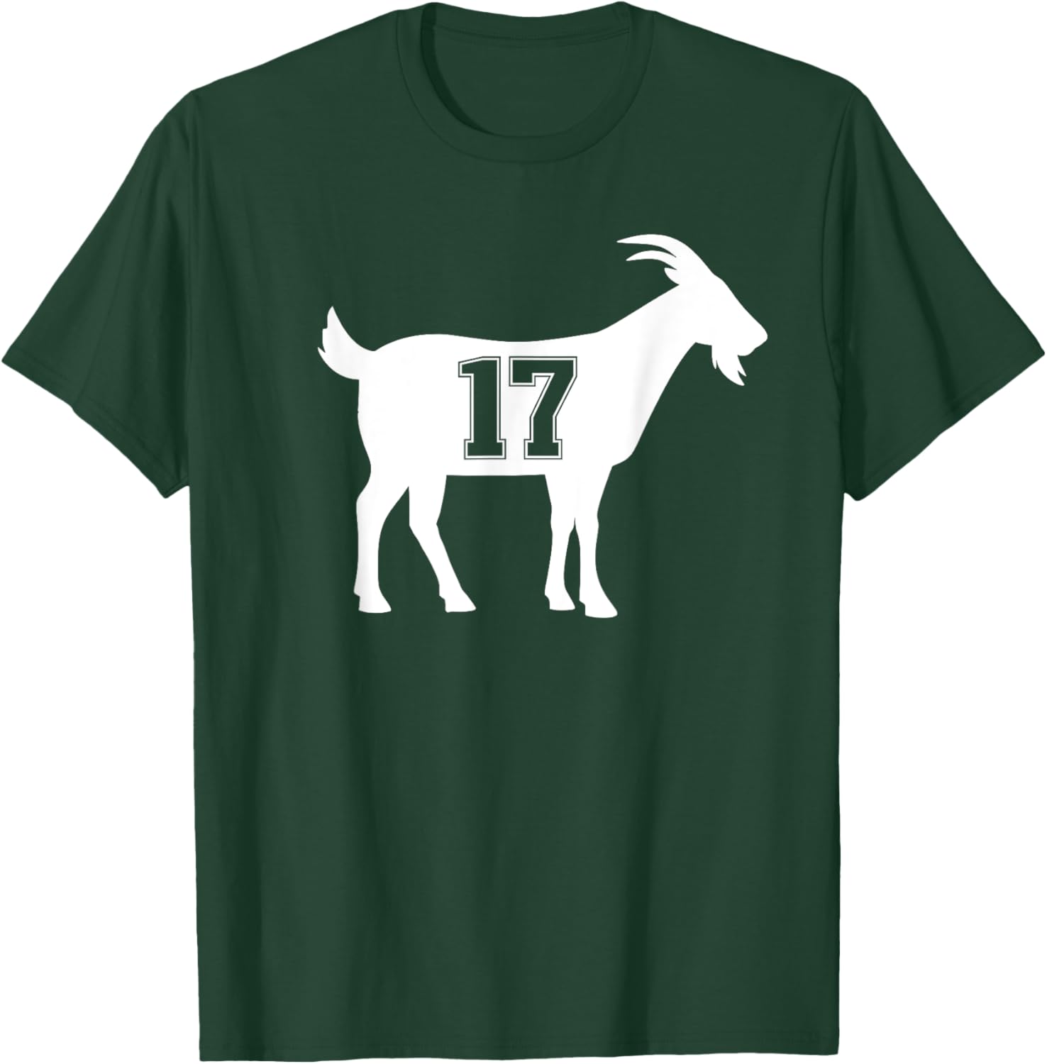 Goat 17 G.O.A.T. Number 17 Goat T-Shirt for Sports Fans and Casual Wear - 3