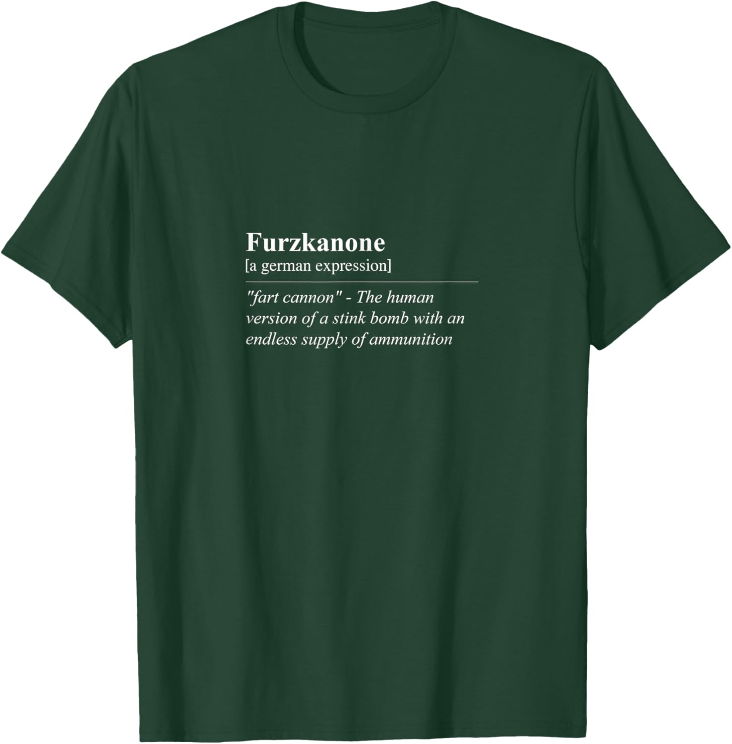 Funny Furzkanone T-Shirt - Quirky German Phrase Tee for Laughs - 19