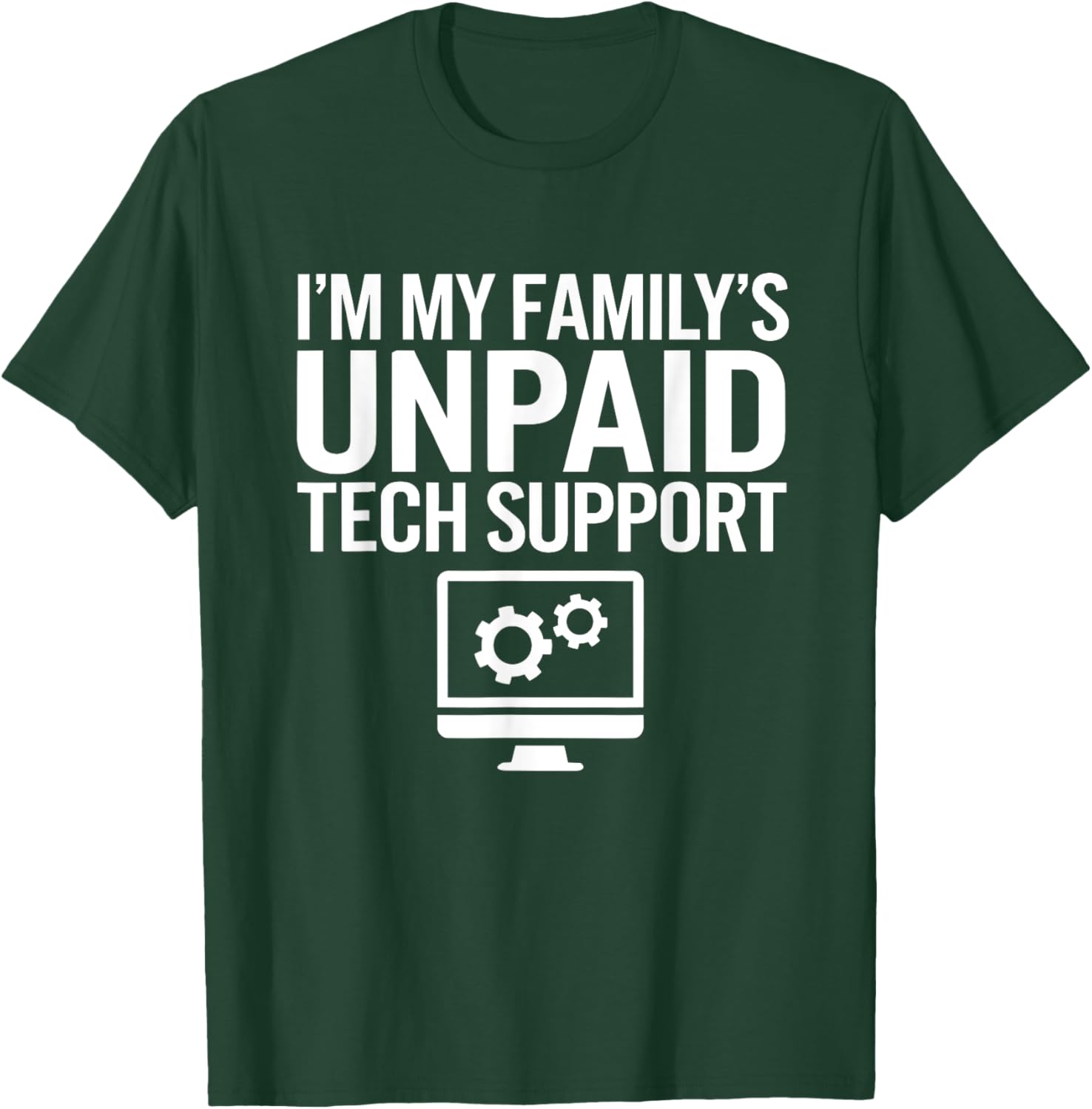 Funny Unpaid Tech Support T-Shirt for Computer Engineers Family Gift - 8