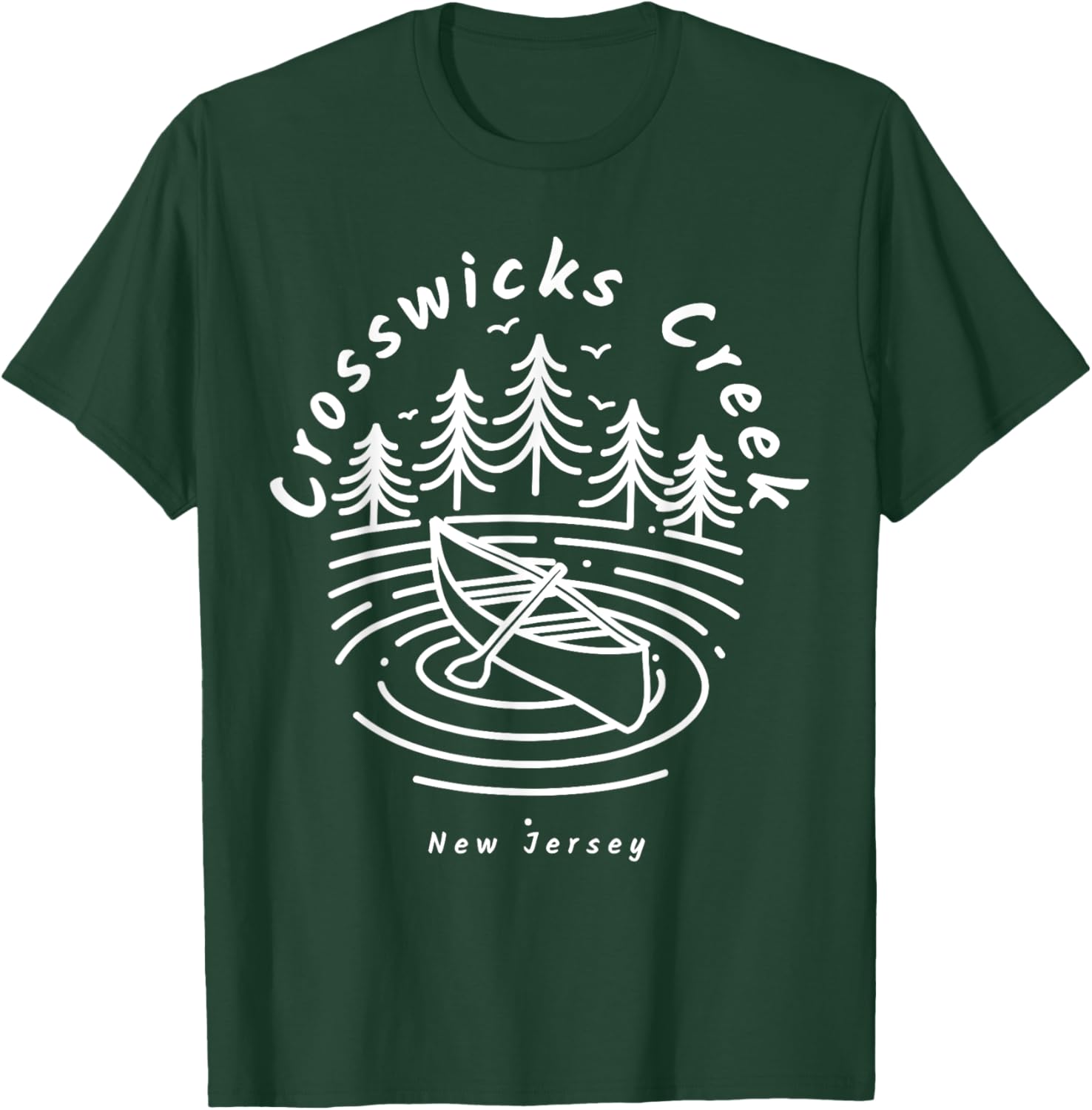 Crosswicks Creek New Jersey T-Shirt Perfect for Locals and Visitors - 14