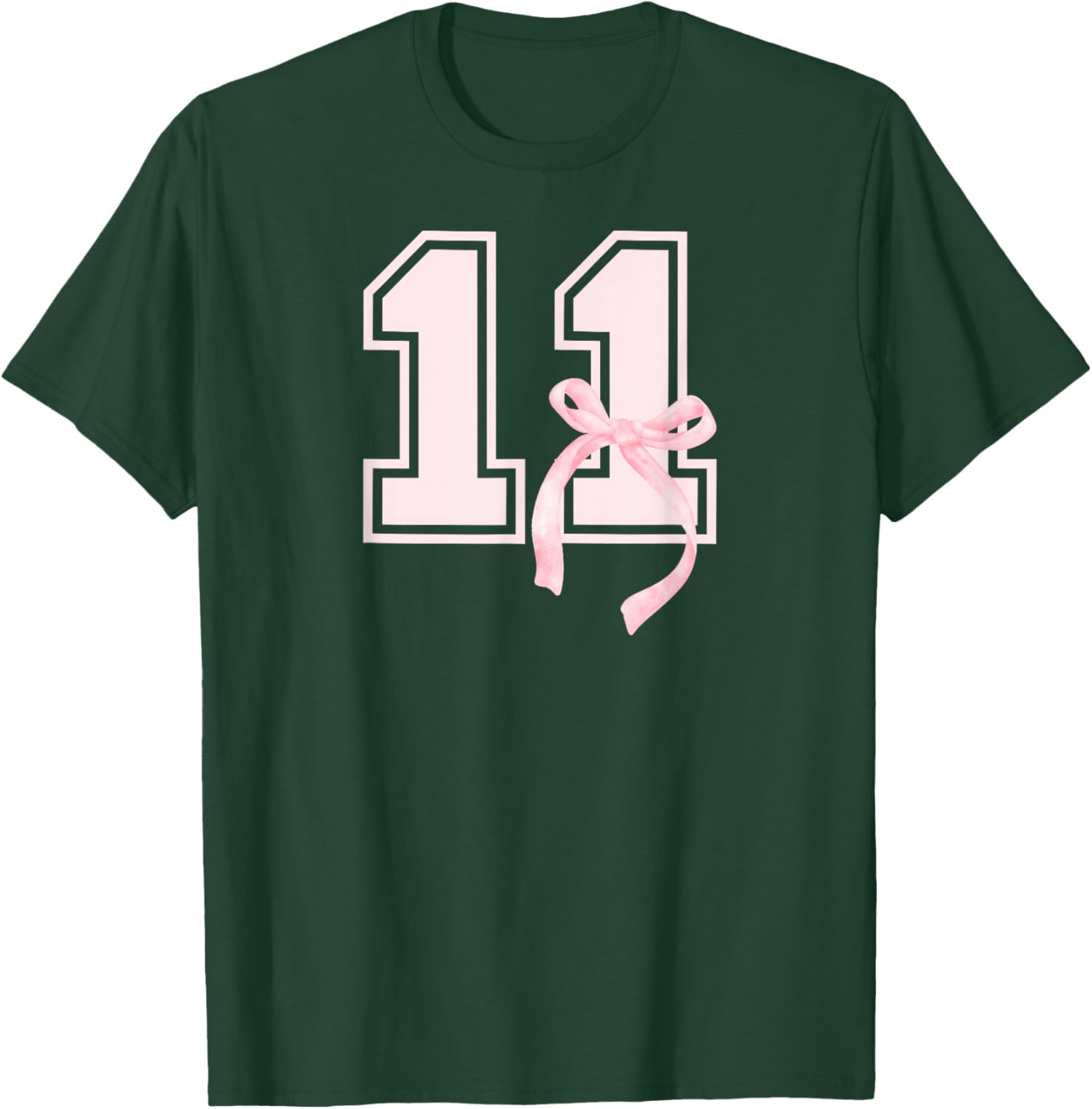 Coquette Bow T-Shirt for 11th Birthday Girls β Fun & Stylish Gift! - 15