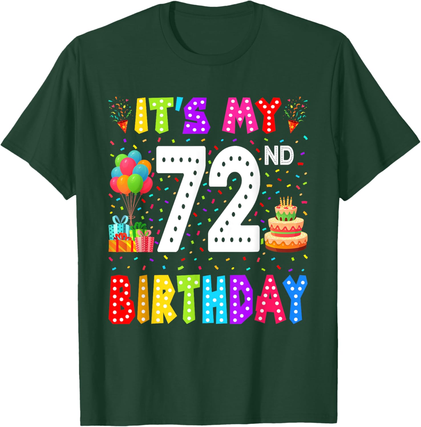 Funny 72nd Birthday T-Shirt for Men and Women - Perfect Gift Idea - 17