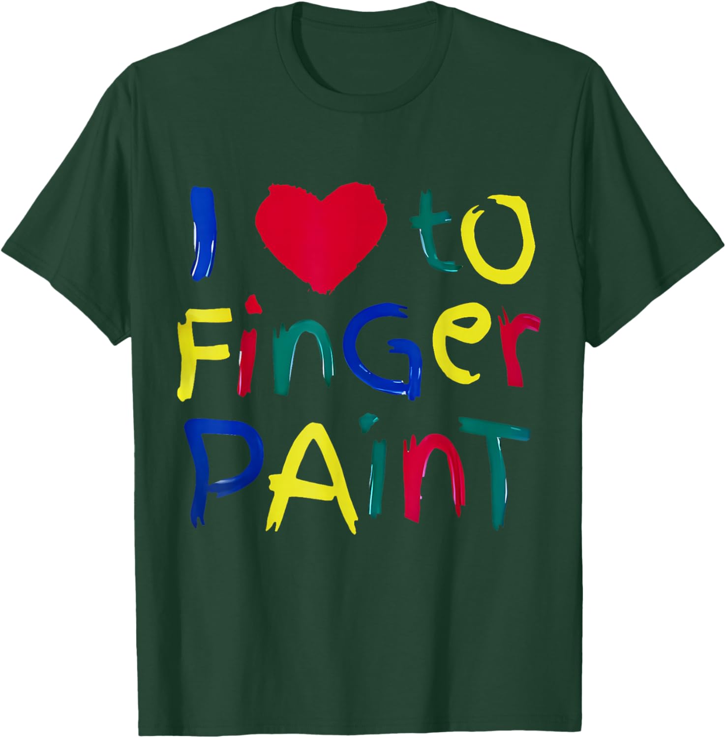 Cute Couple Finger Painting T-Shirt for Artsy Couples and Creative Fun - 4