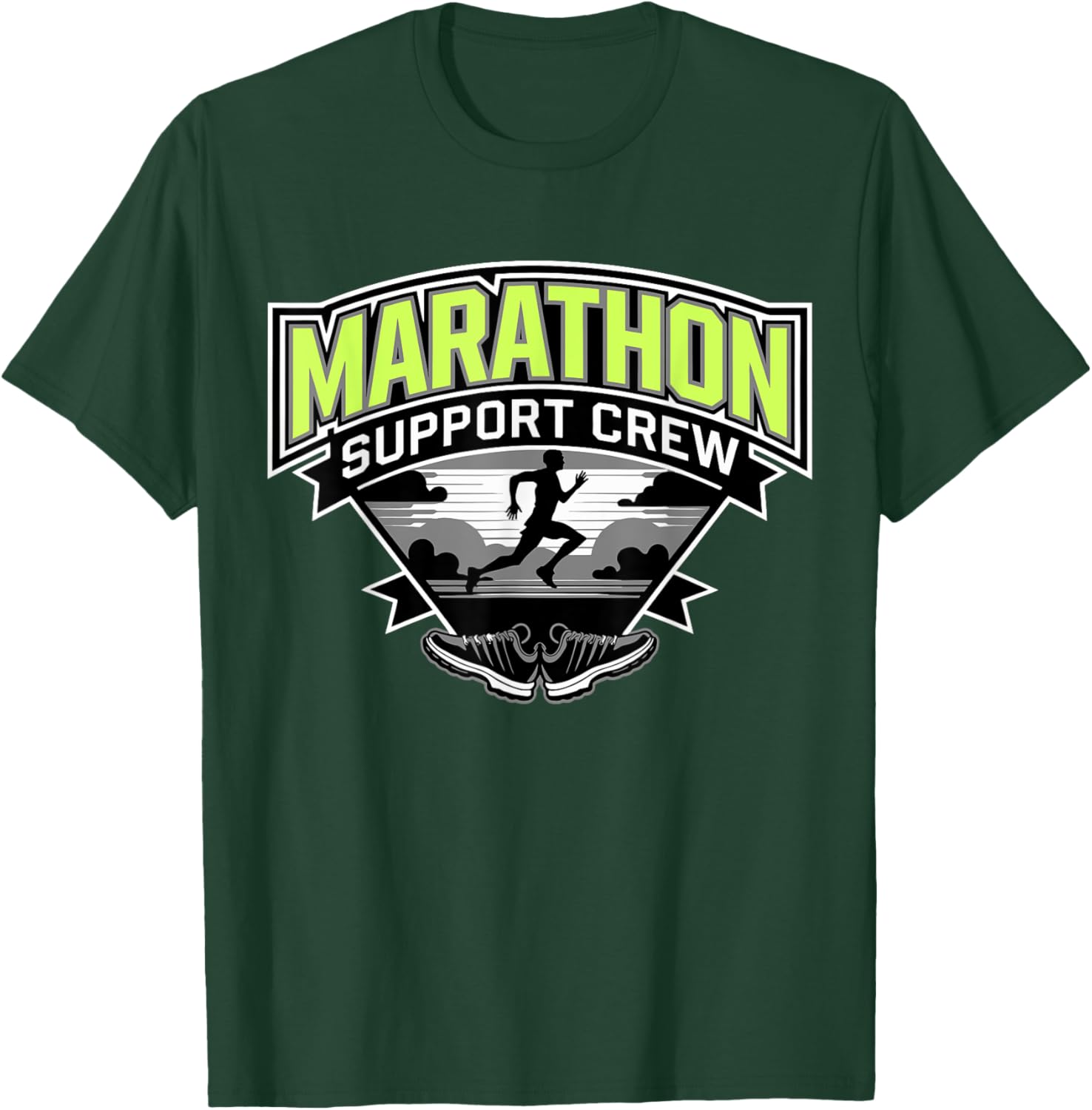 Funny Marathon Support Crew T-Shirt for Men and Women, Perfect Gift - 4