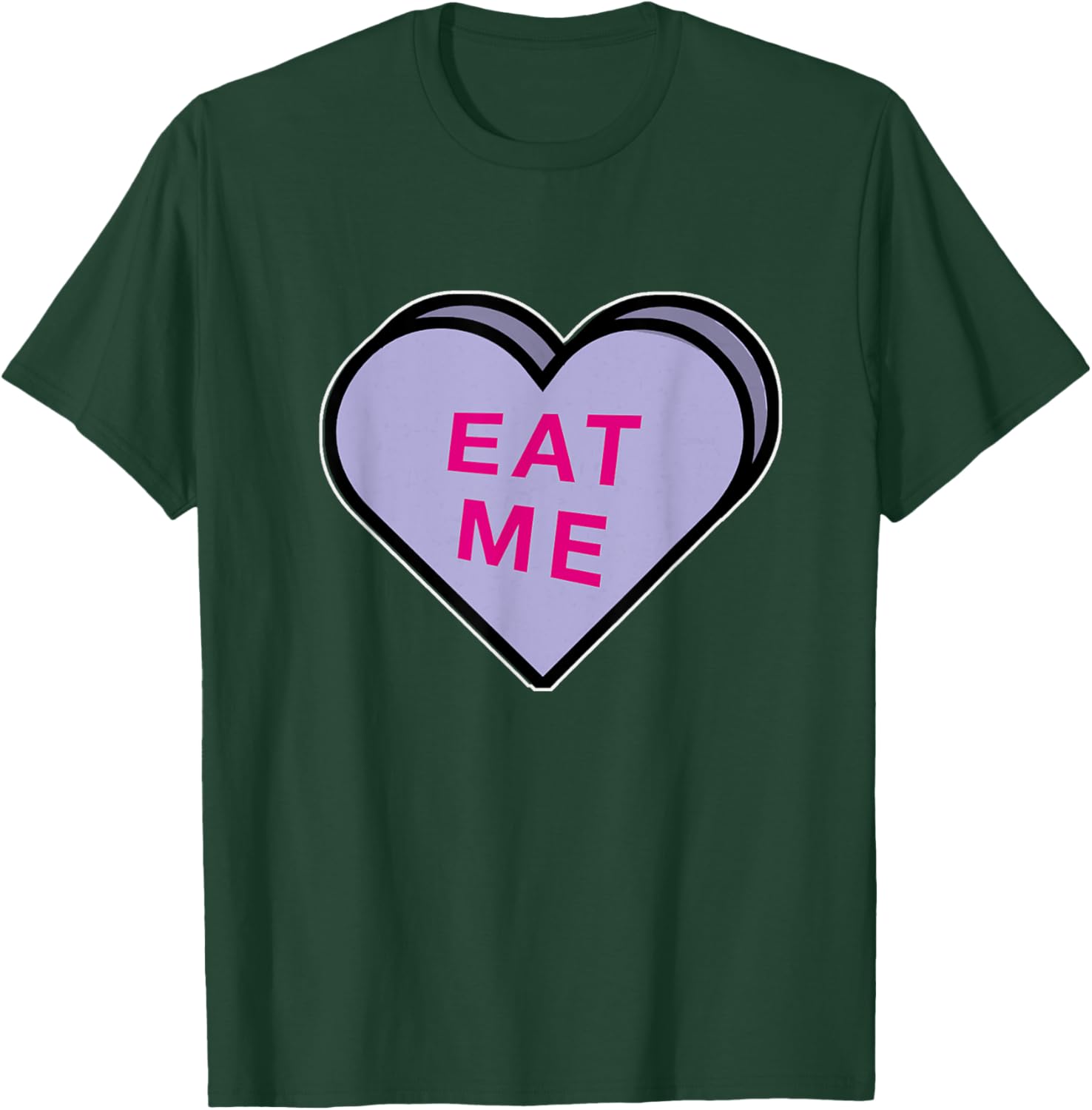 Funny Eat Me Valentine's T-Shirt - Cute Dirty Candy Heart Design - 13