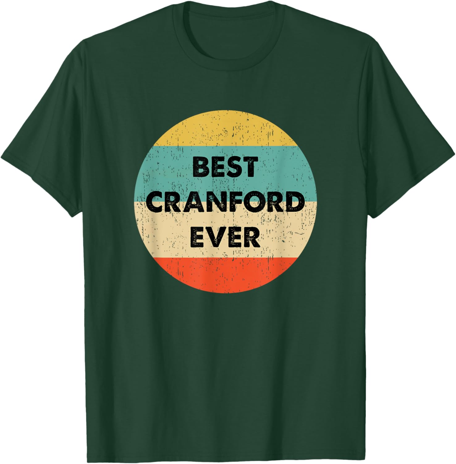 Cranford Name T-Shirt for Stylish Comfort in Clothing and Jewelry - 9