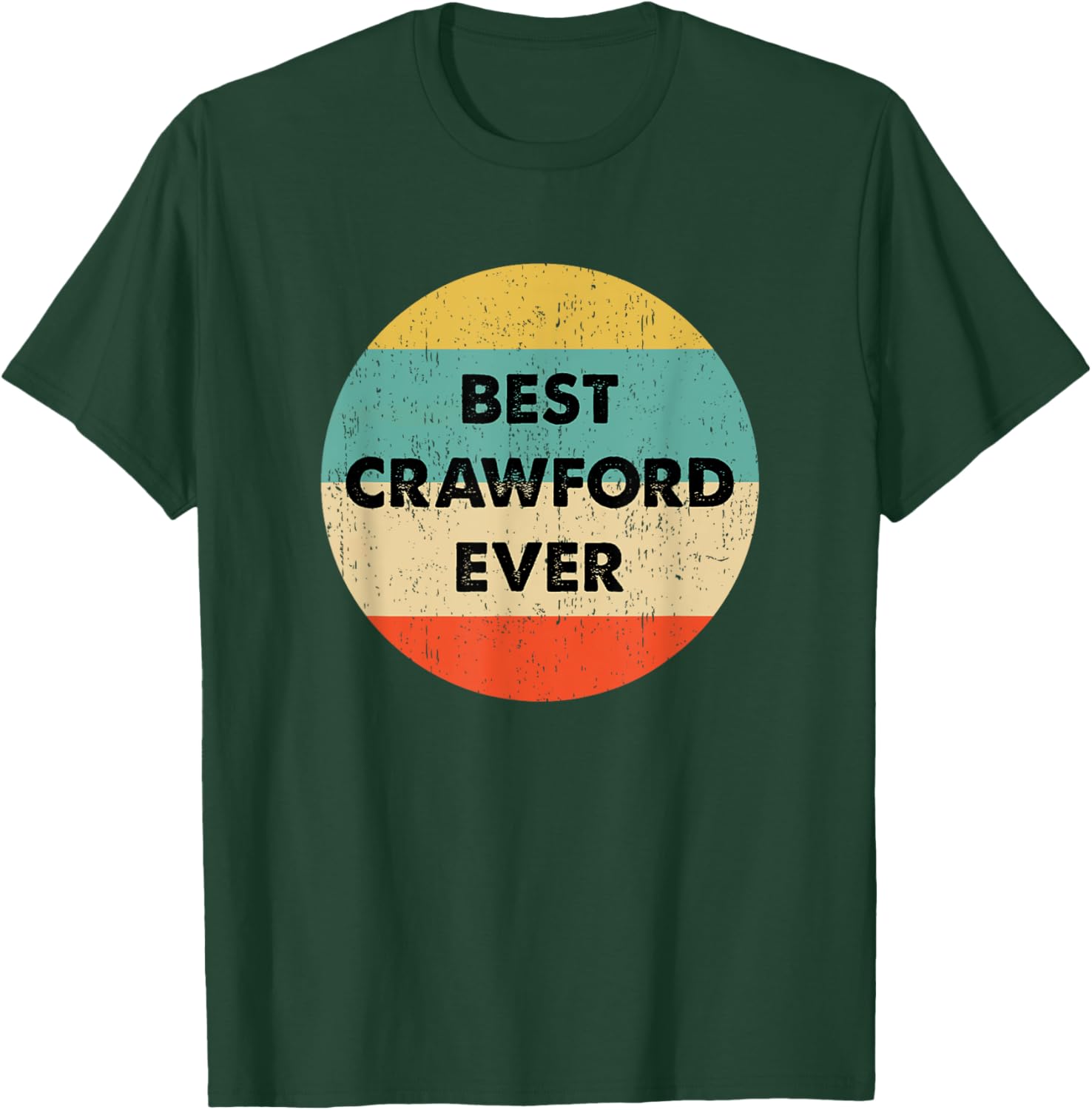 Crawford Personalized T-Shirt for Men and Women - Stylish Name Apparel - 12