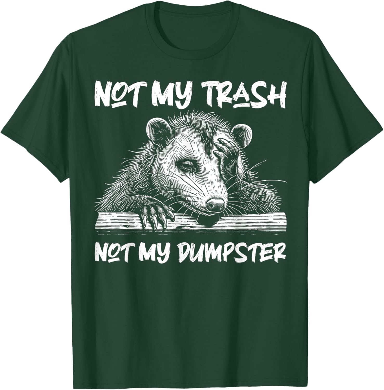 Funny Cute Baby Opossum T-Shirt for Animal Lovers and Opossum Fans - 12