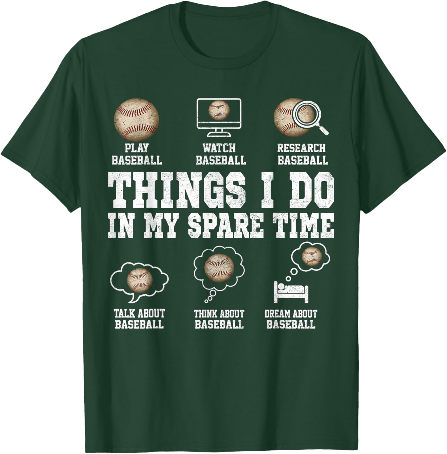 Funny Baseball Player T-Shirt for Fans Perfect for Spare Time Fun - 12