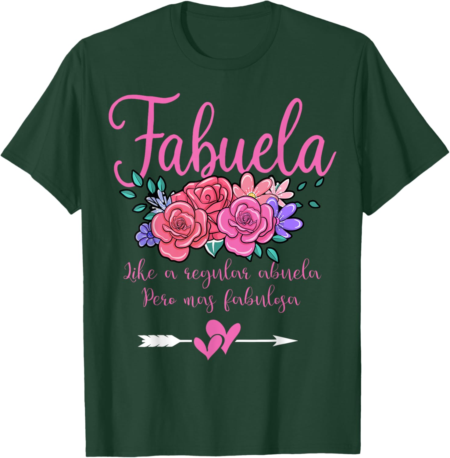 Fabuela Abuela Funny Spanish Grandma Definition T-Shirt for Family Fun - 6