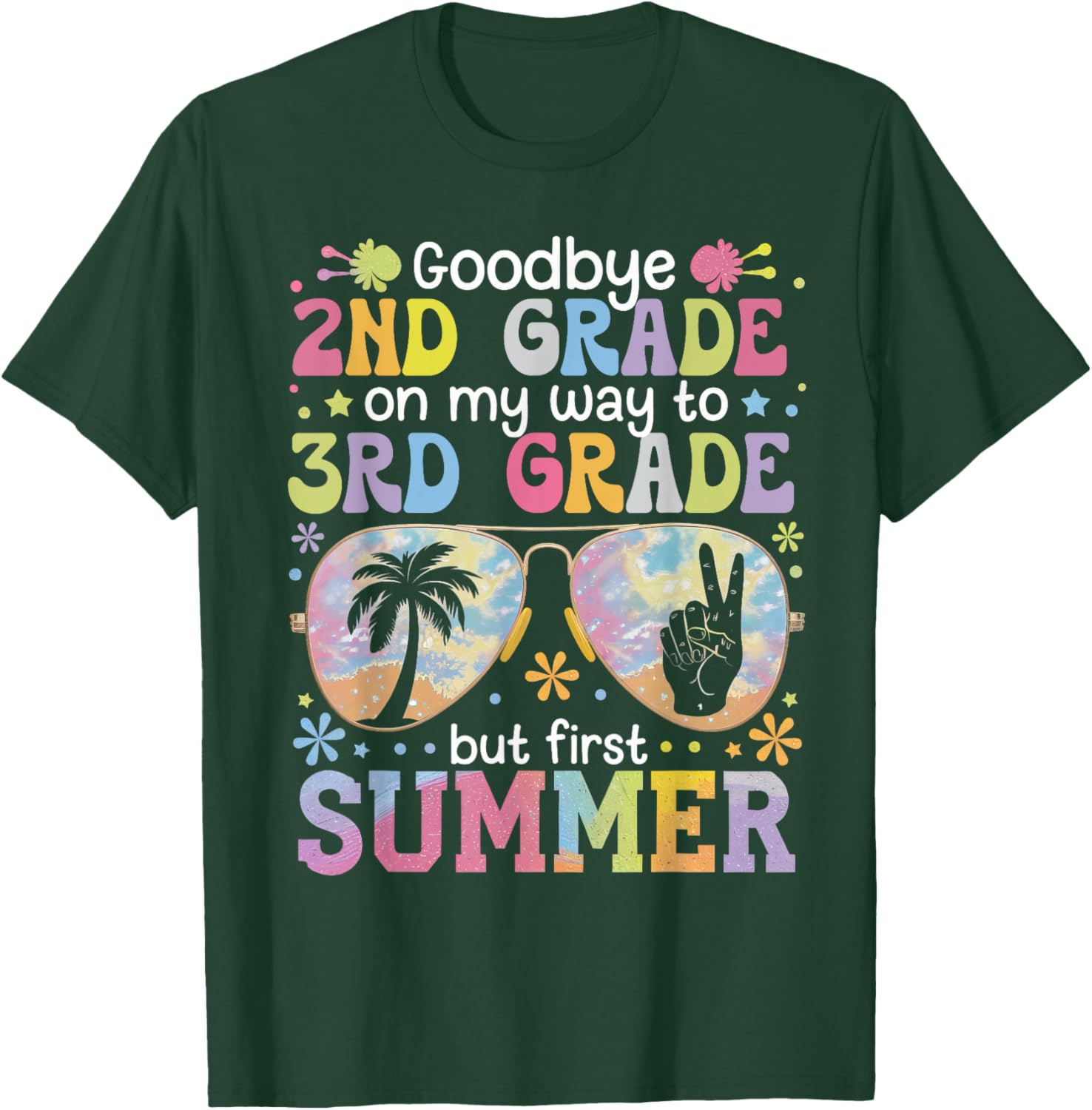 Goodbye 2nd Grade I'm Off to 3rd Grade Fun Last Day T-Shirt - 7