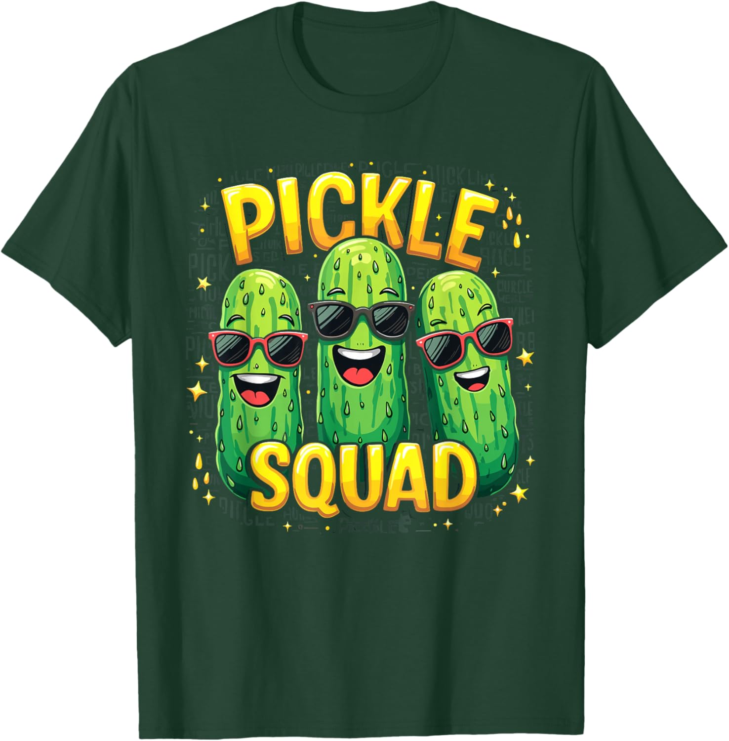 Cute Pickle Squad Shirt Fun Cucumber Jar T-Shirt for Pickle Lovers - 9