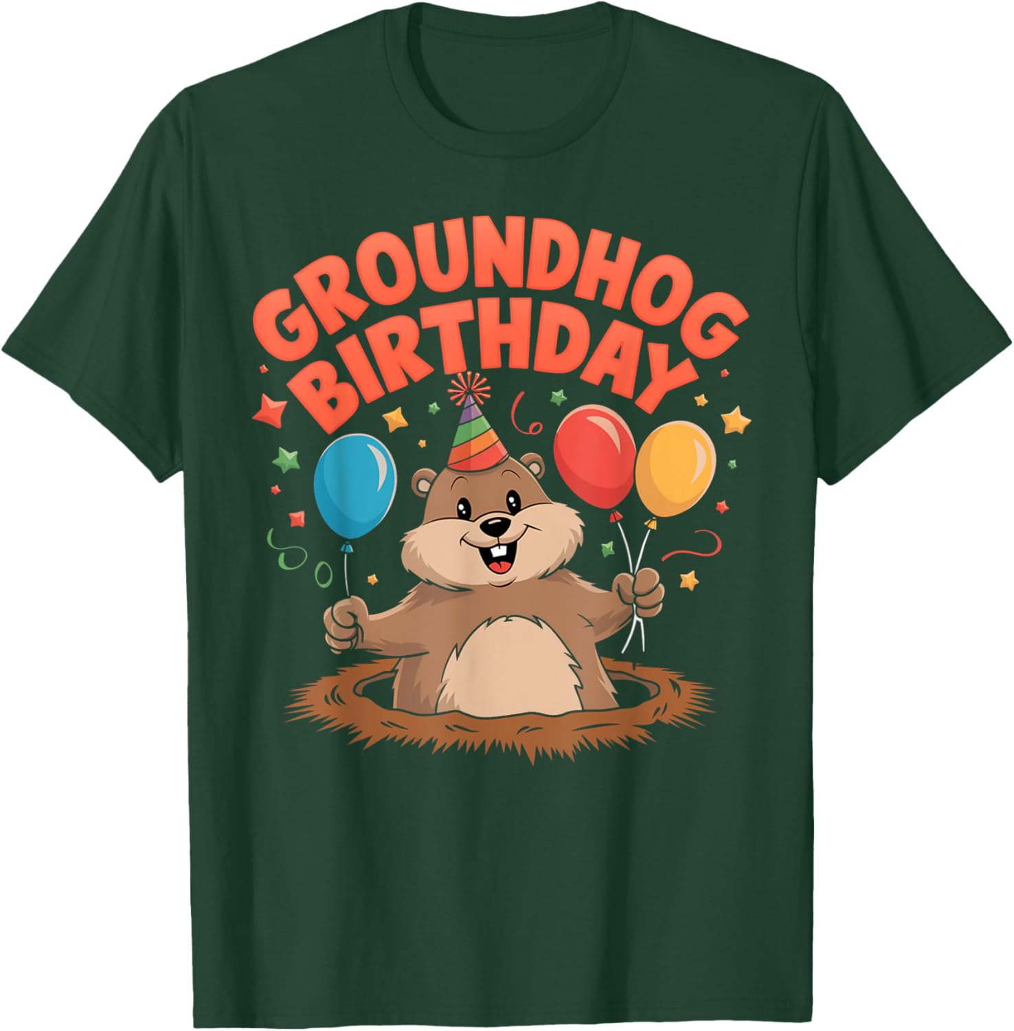 Cute Groundhog Day Birthday T-Shirt for February 2 Celebrations - 7