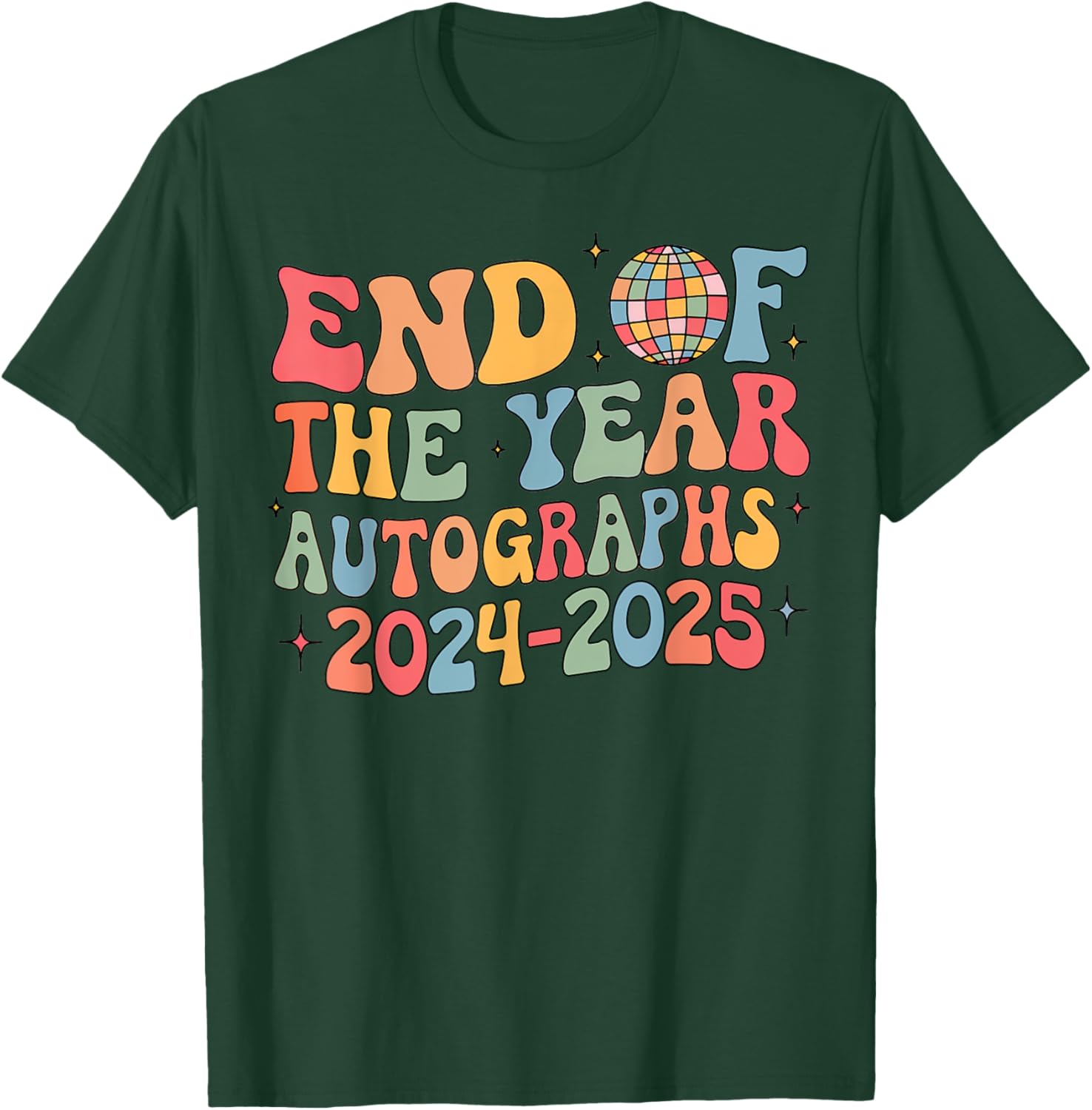 End of Year Autographs T-Shirt for Last Day of School 2024/2025 - 25